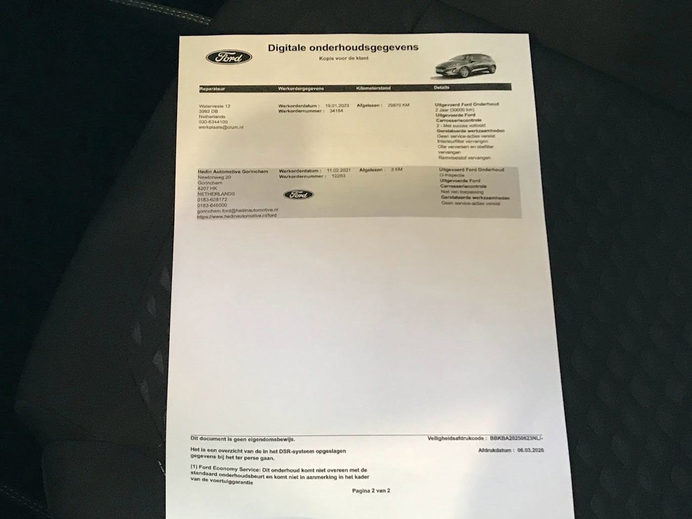 Foto van Ford Fiesta