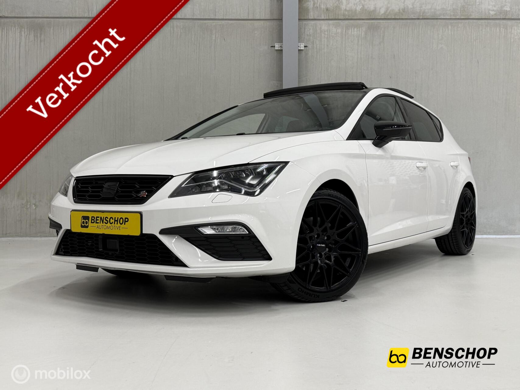 Seat Leon 1.8 TSI FR DSG Aerodynamica Panodak Navi Seat Sound Carplay 2018 - voorkant
