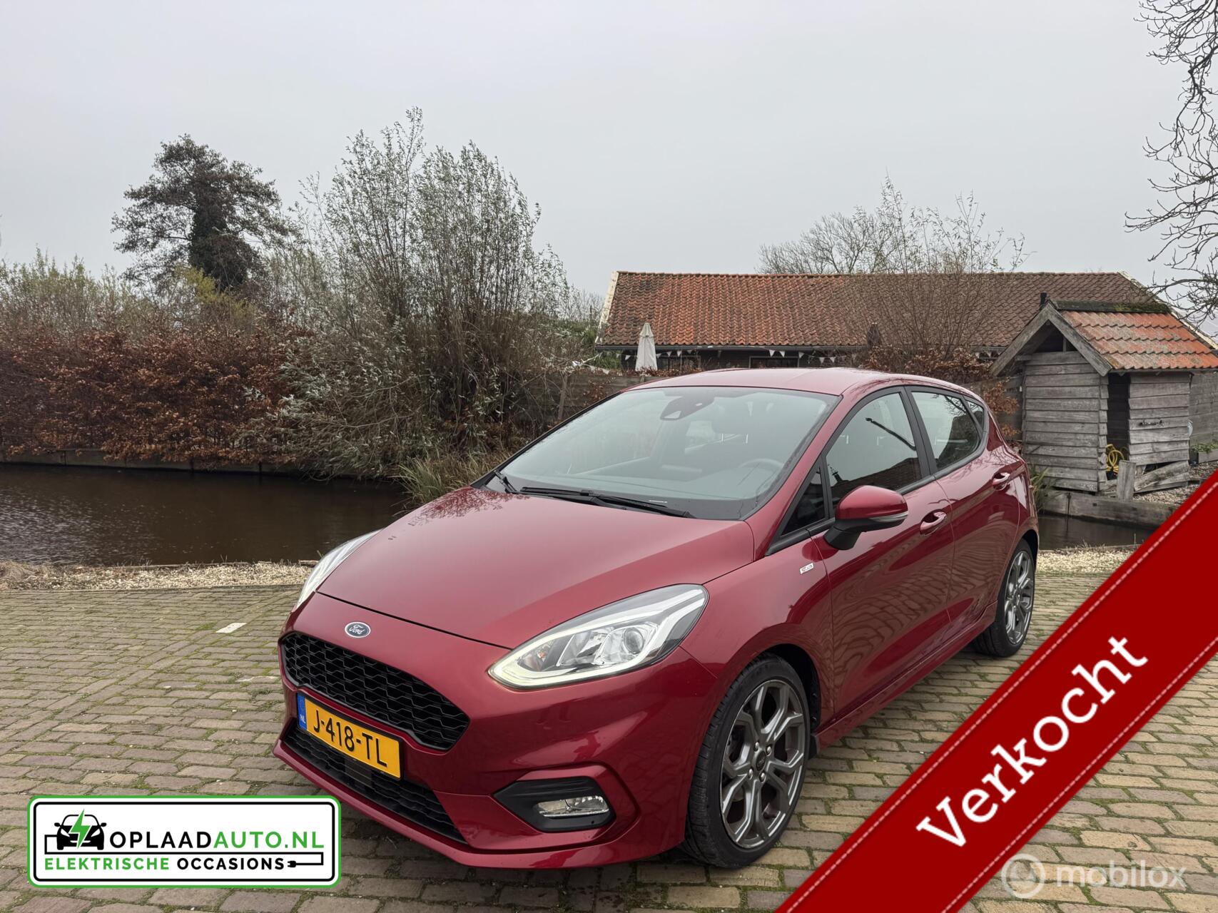 Ford Fiesta 1.0 EcoBoost Hybrid ST-Line | 1e eigenaar 2020 - voorkant