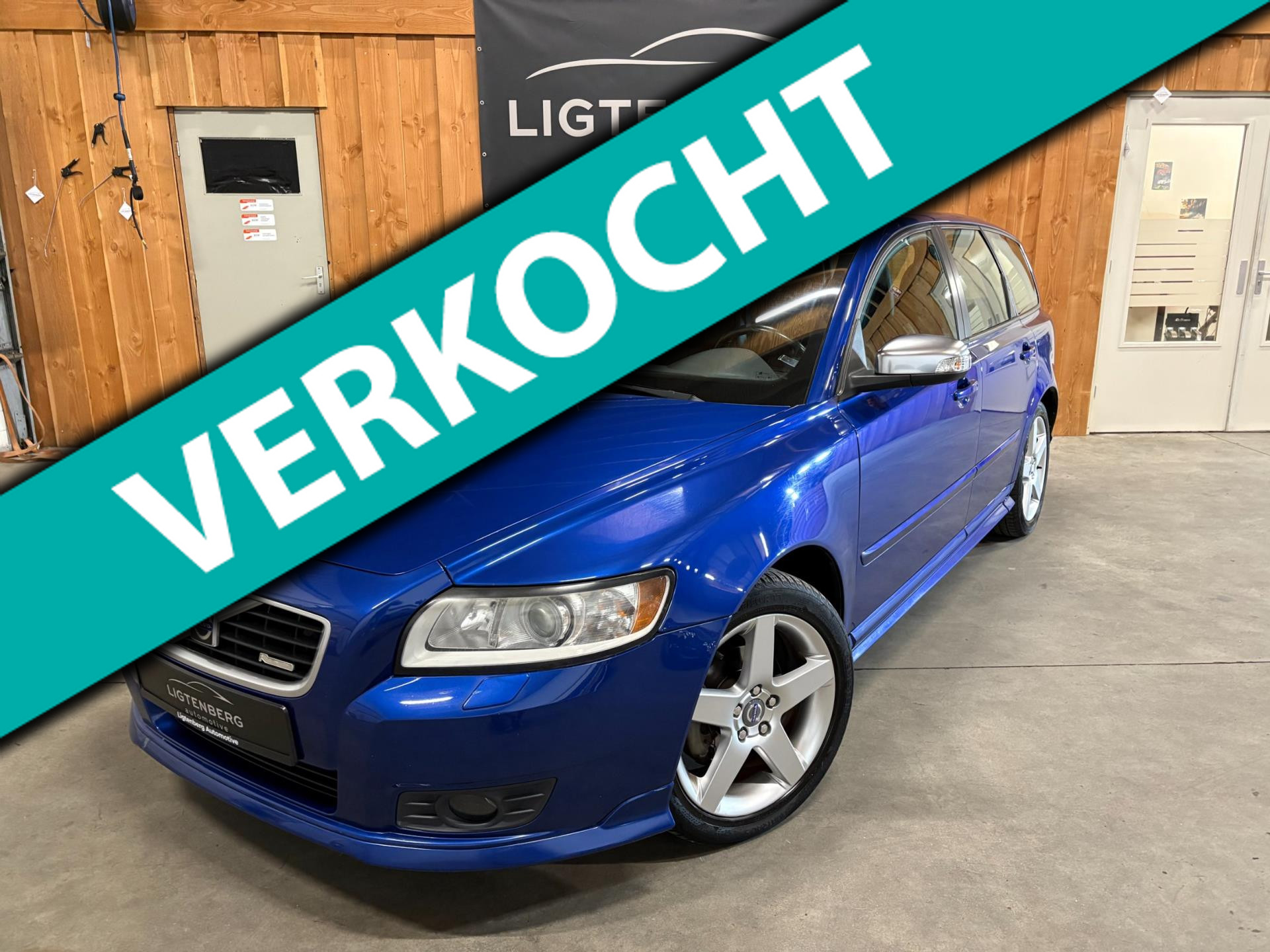 Volvo V50 2.0Edition II R Design CRUISE, CLIMA, LEER, 146PK 2007 - voorkant