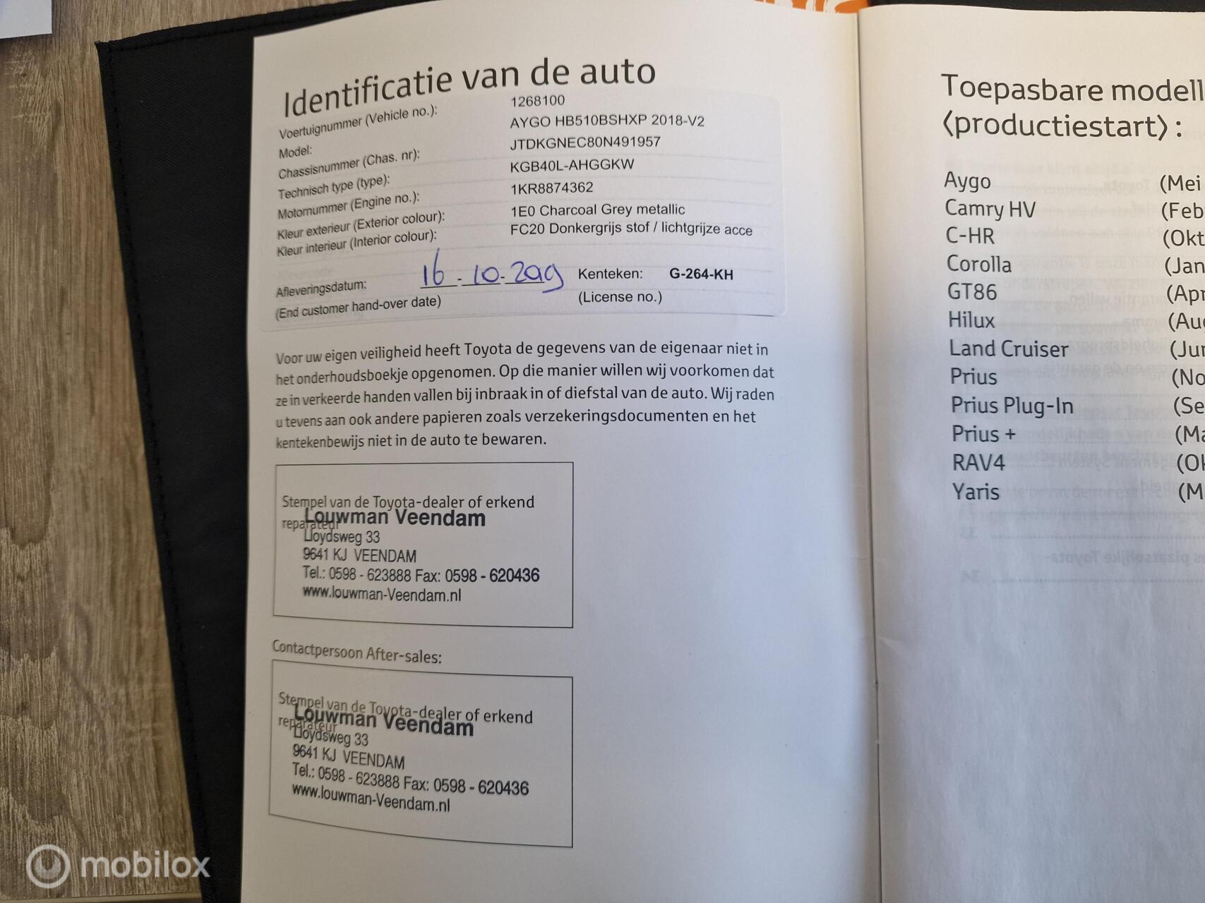 Foto van Toyota Toyota Aygo