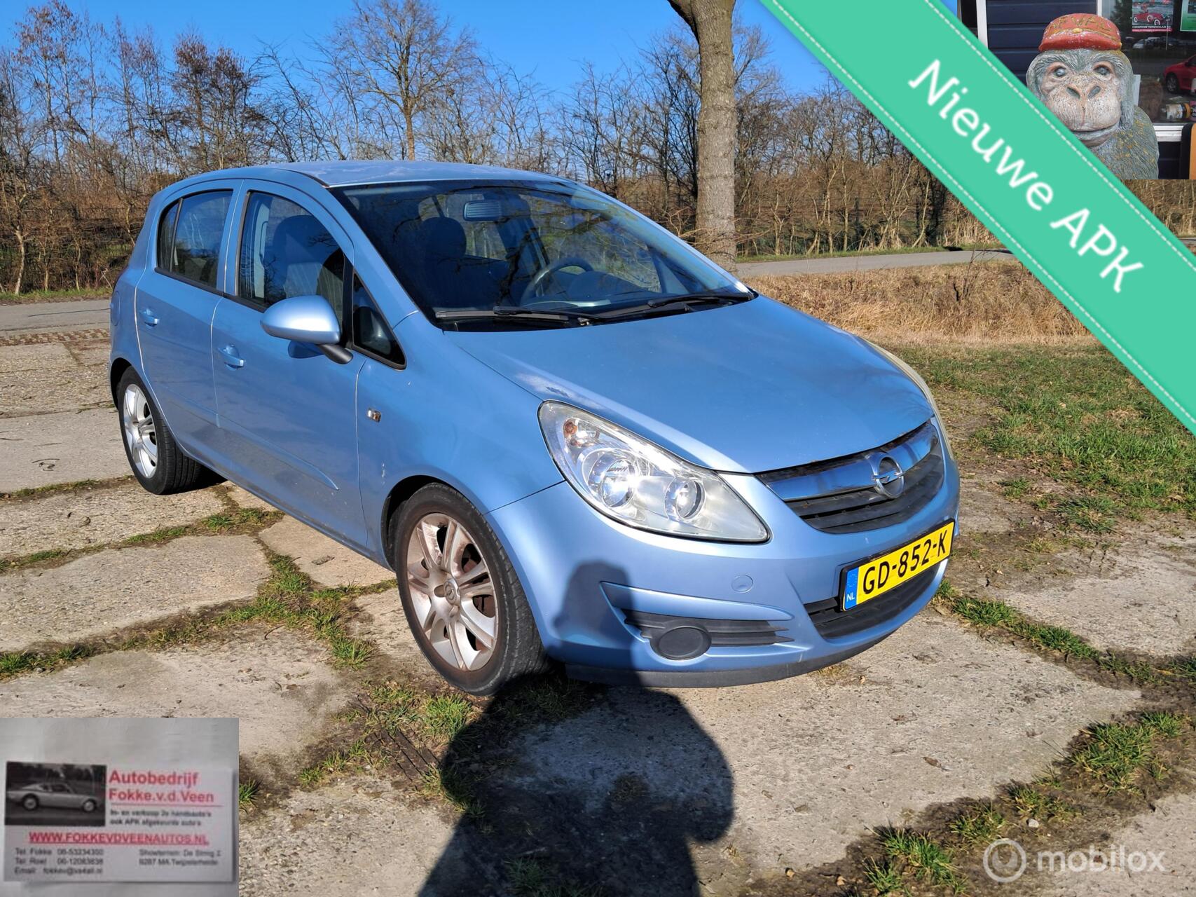 Opel Corsa 1.2-16V Business Garantie, alle inruil mogelijk 2006 - voorkant
