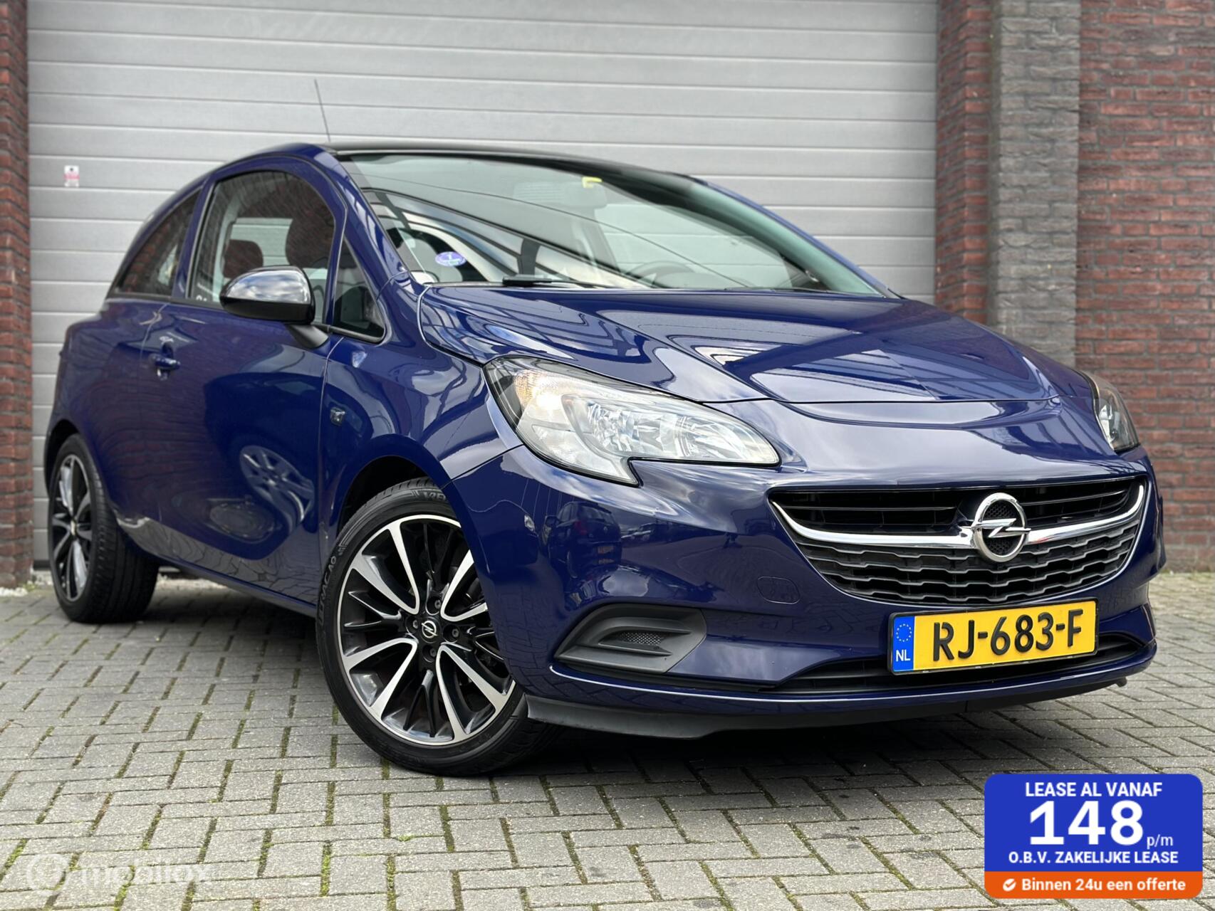 Opel Corsa 1.4 Black Edition | Airco | Cruise | Automaat 2017 - voorkant