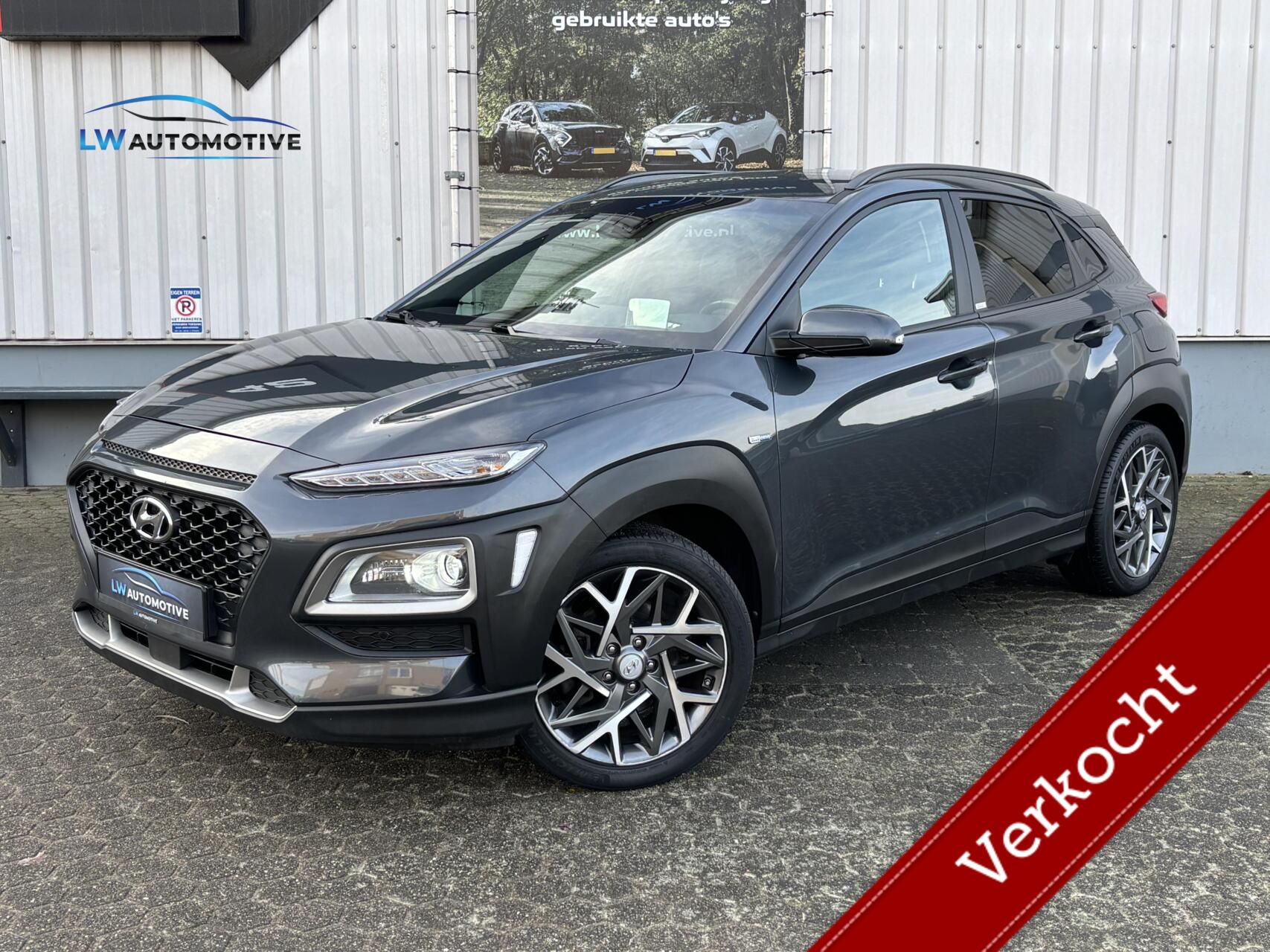 Hyundai Kona 1.6 GDI HEV Fashion Design | HUD | KRELL | 18'' | Dodehoek | PDC v+a | Stoel+stuurverw. 2020 - voorkant