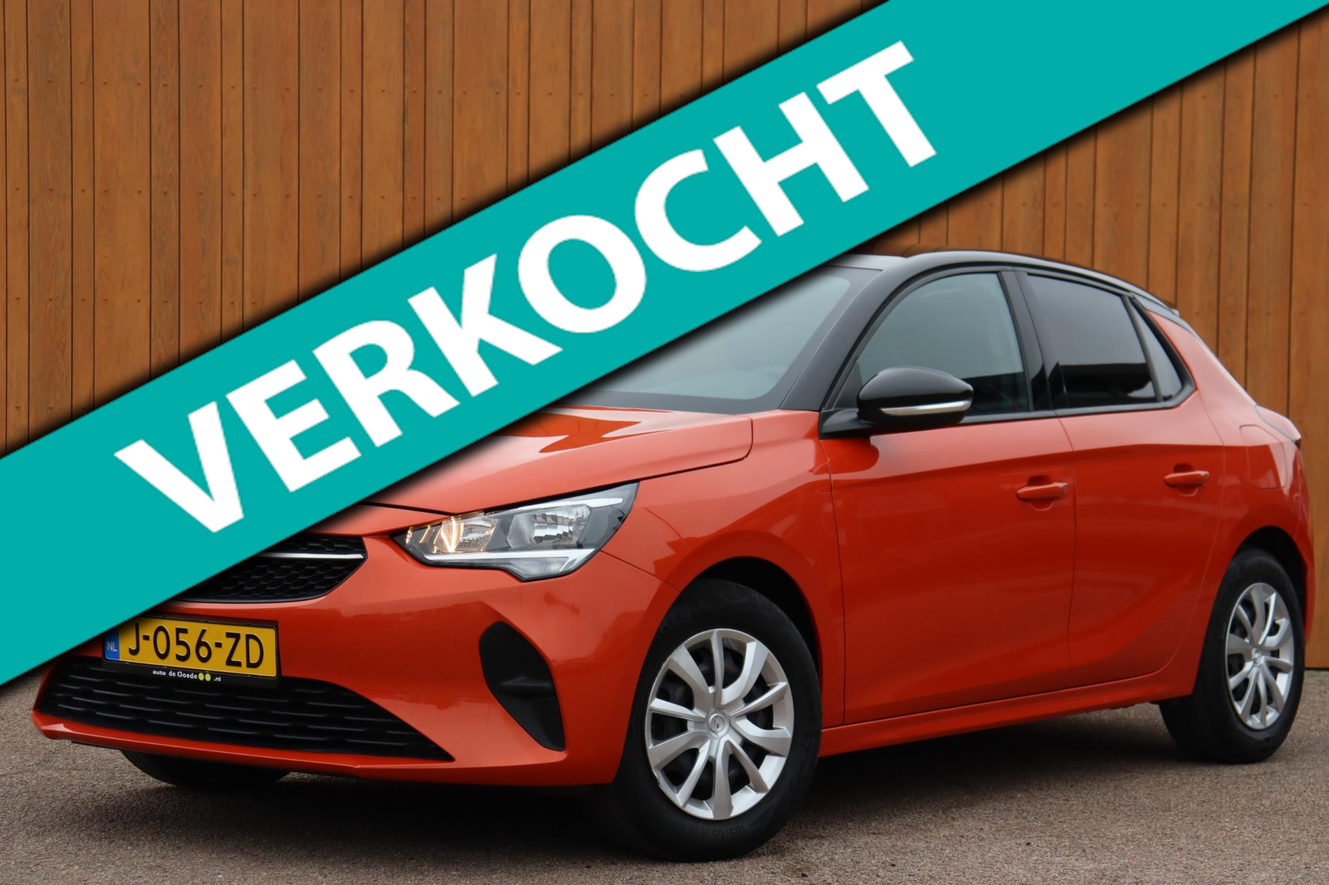Opel Corsa 1.2 Edition org.NL a.camera zwart dak 2020 - voorkant