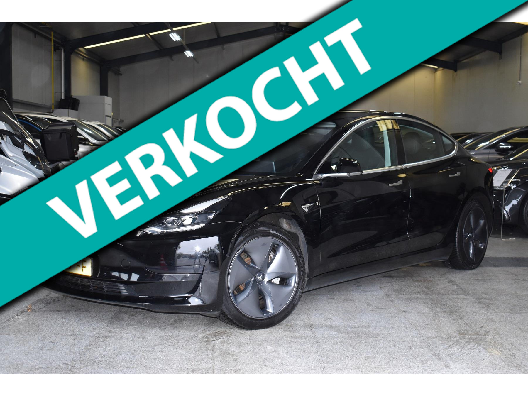 Tesla Model 3 Standard RWD Autopilot 3 Soh 93% Leder 1 ste Eigenaar 2020 - voorkant