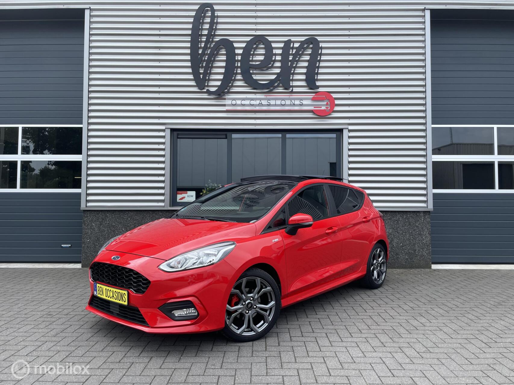 Ford Fiesta 1.0 EcoBoost ST-Line 1e Eig PANO TOPSTAAT!! 2018 - voorkant