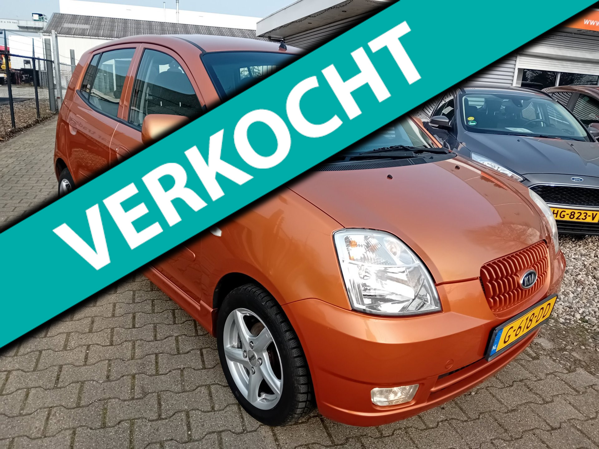 Kia Picanto 1.1 LXE NIEUWE APK, KEURIGE AUTO STOELVERWARMING 2006 - voorkant