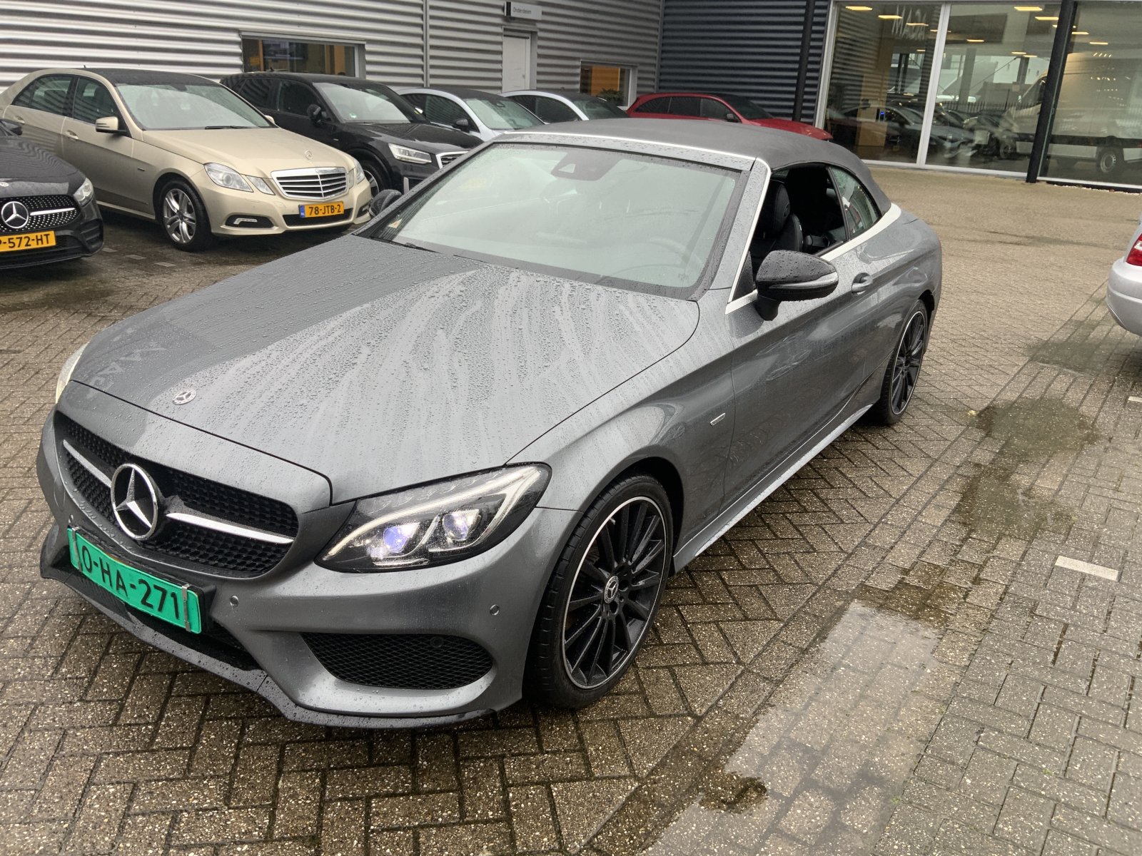 Mercedes-Benz C-klasse Cabrio 180 Premium Plus 2018 - voorkant