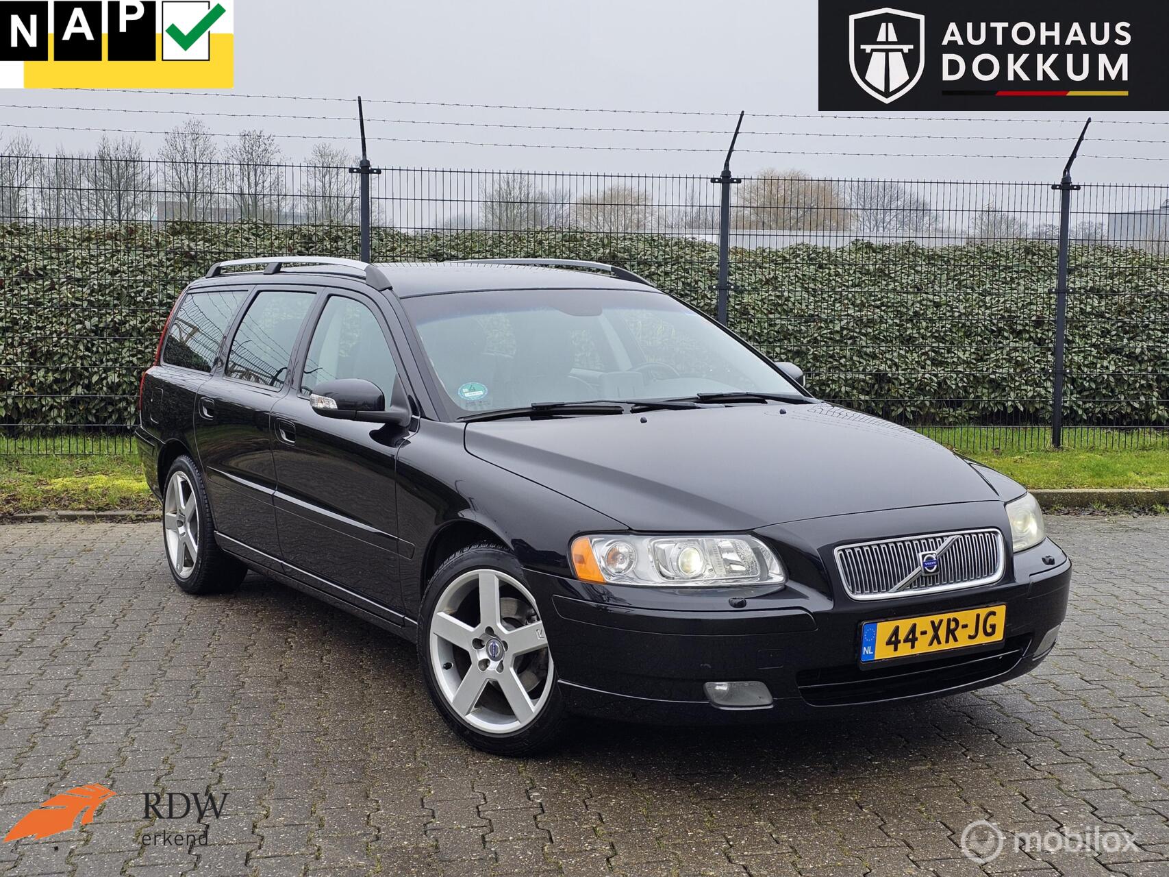 Volvo V70 2.4D D5 Edition Sport / 1e eig / dealeronderhouden 2007 - voorkant