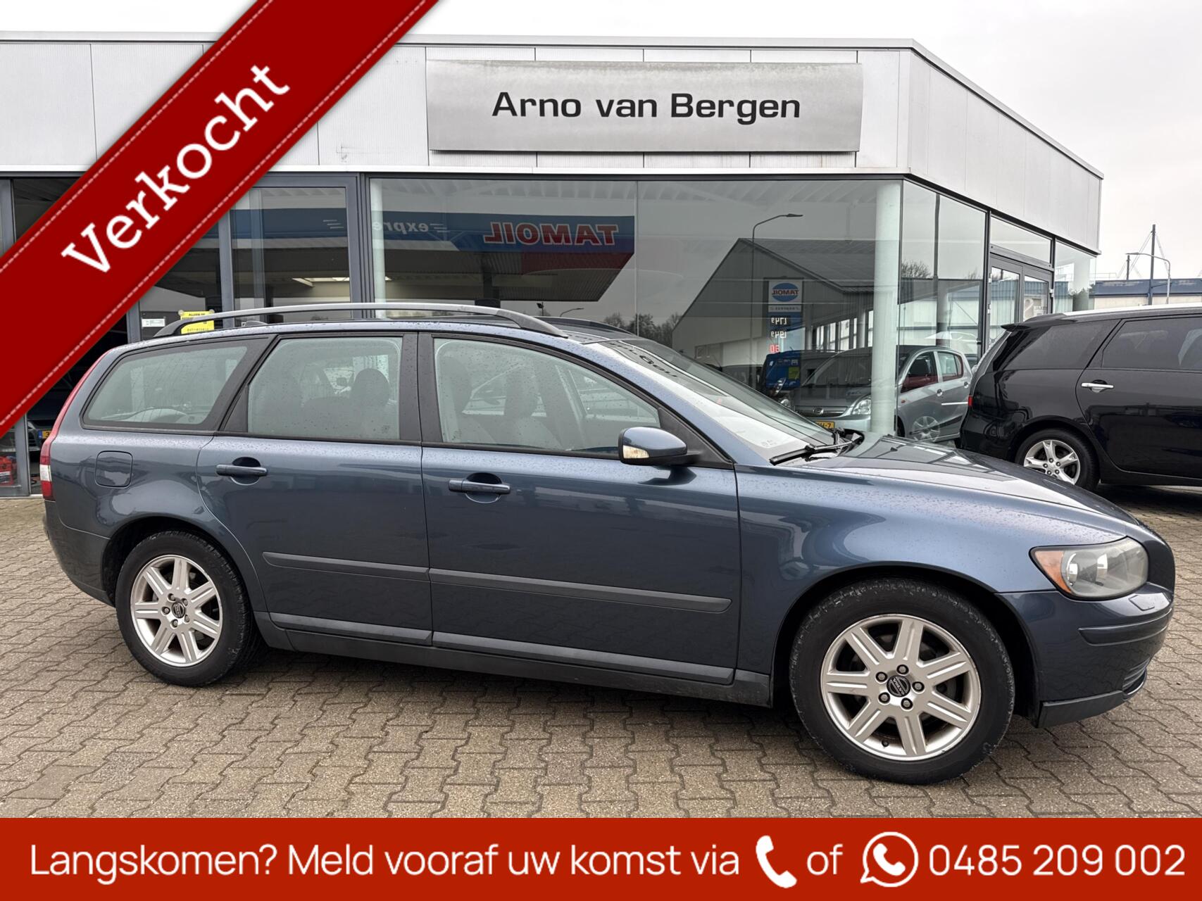 Volvo V50 1.8 Kinetic, climatronic. cruisecontrol, trekhaak, zeer nette auto !!! 2005 - voorkant