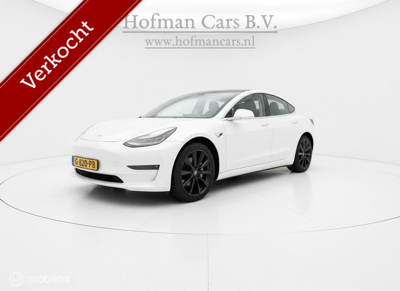 Tesla Model 3 Long Range AWD 75 kWh SOH83% – Dual Motor | 351 PK | 2019 | 186.160 km 2019 - voorkant