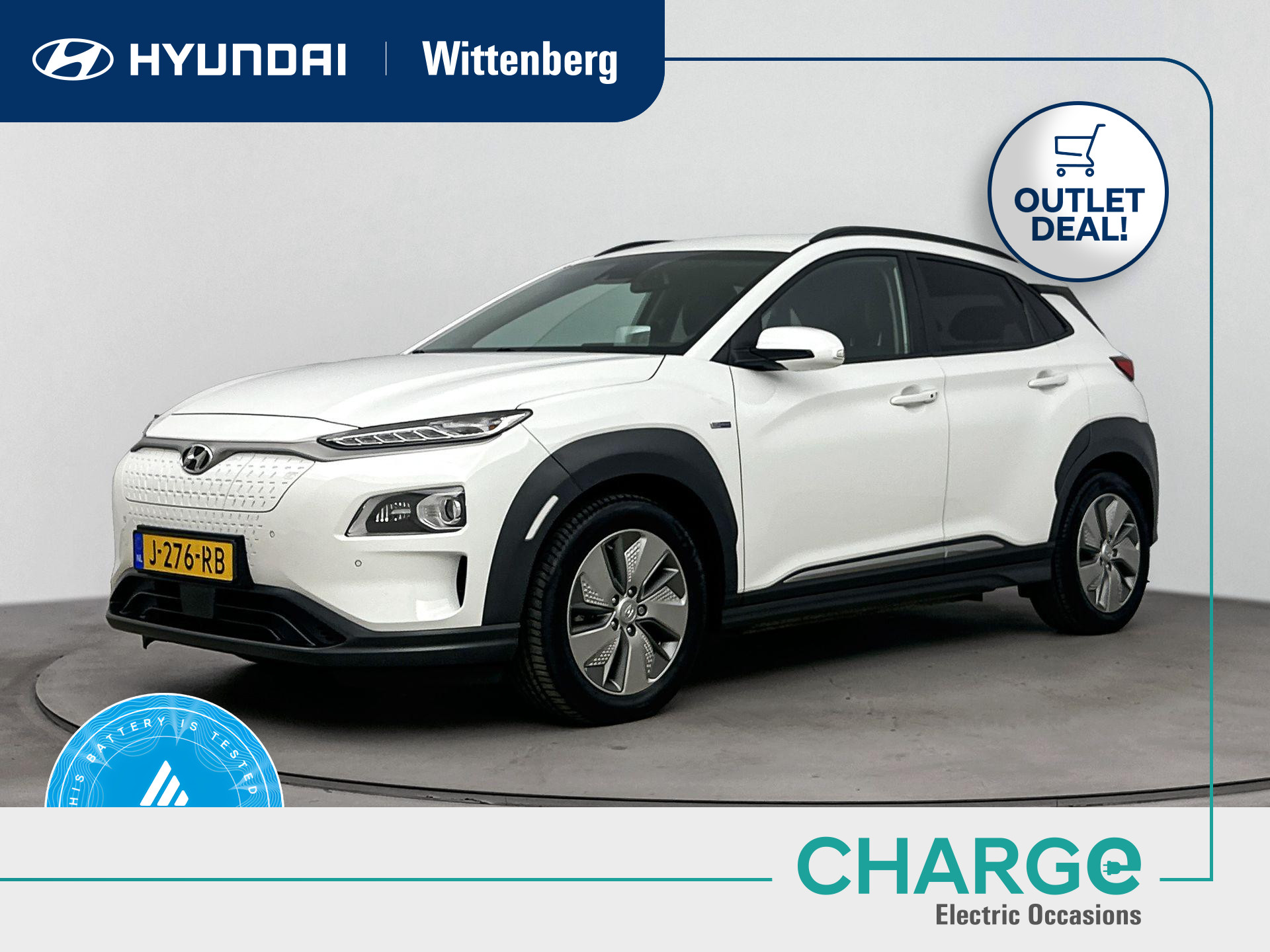 Hyundai Kona EV Premium 64 kWh 2020 - voorkant