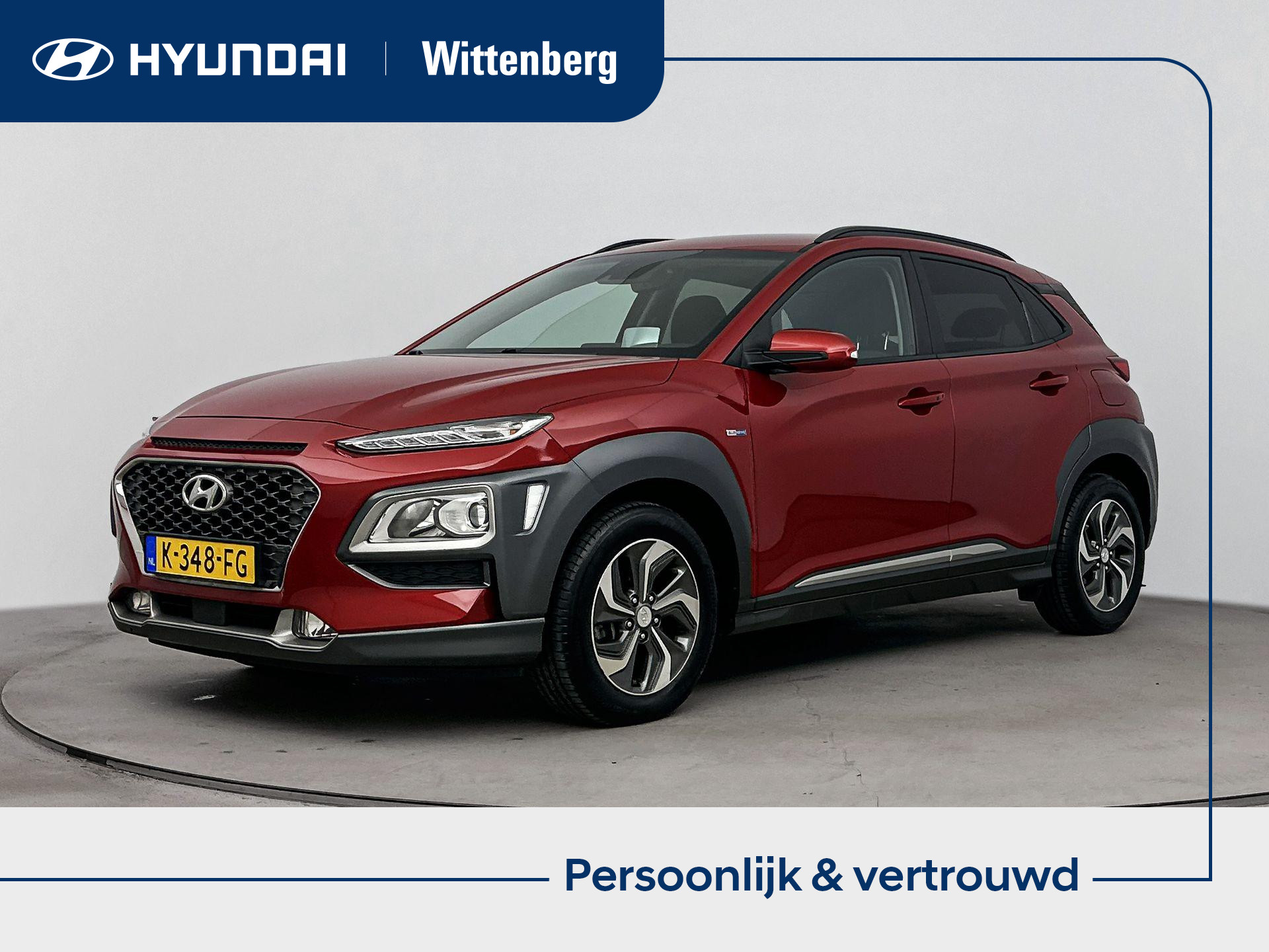 Hyundai Kona 1.6 GDI HEV FASHION 2020 - voorkant