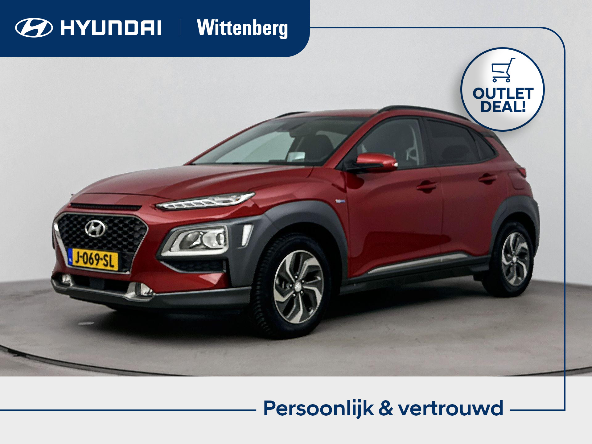 Hyundai Kona 1.6 GDI HEV FASHION 2020 - voorkant