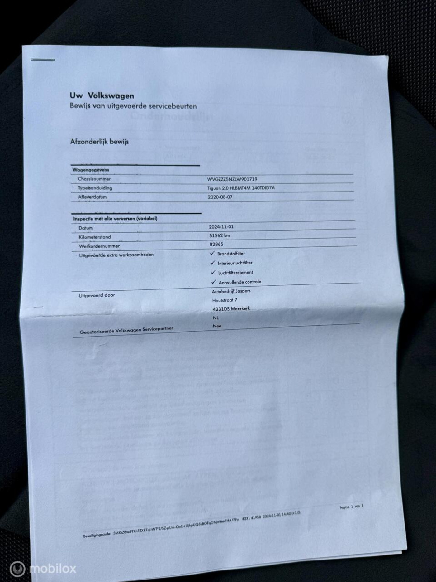 Foto van Volkswagen Tiguan