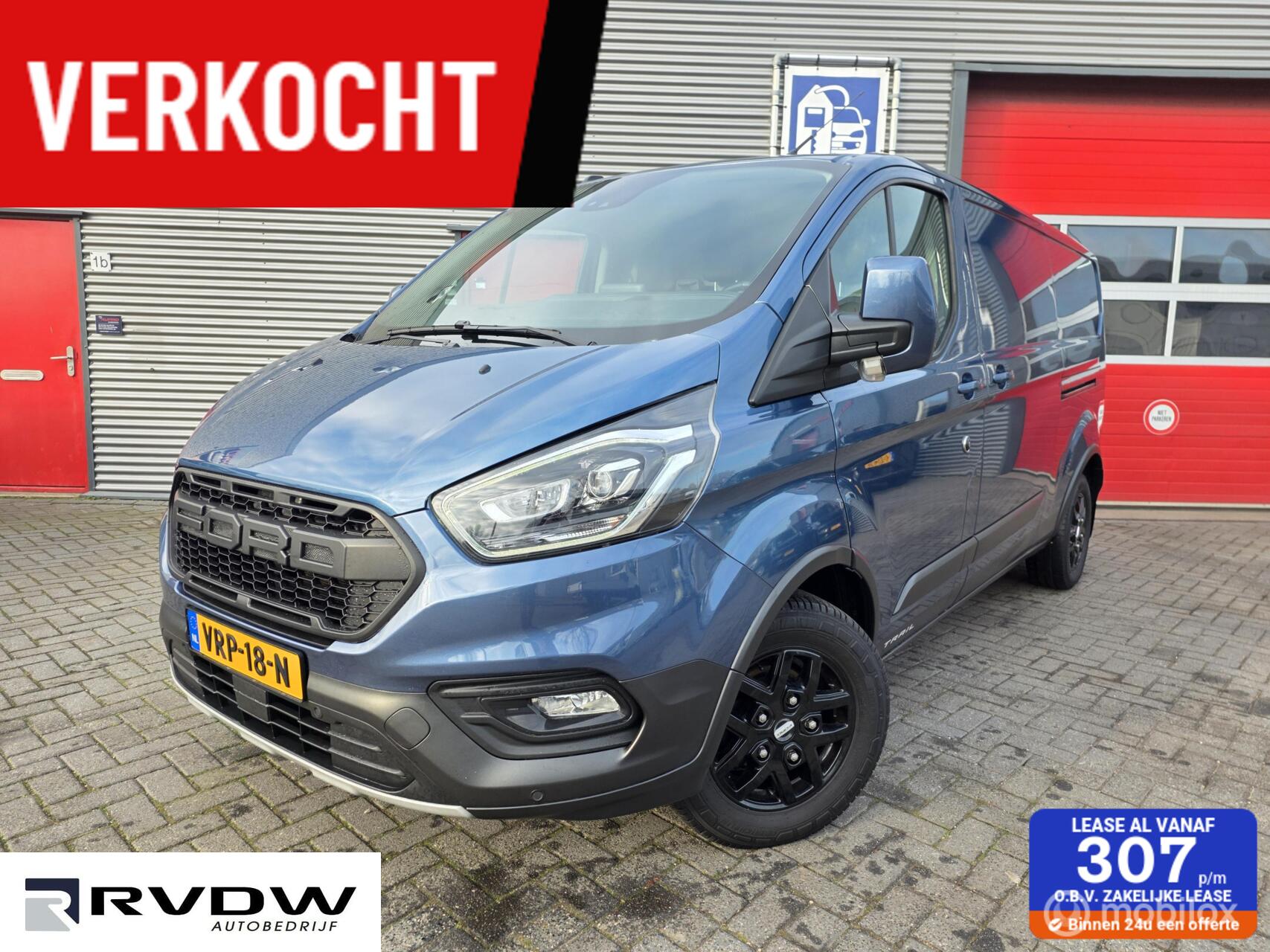 Ford Transit Custom 300 2.0 TDCI L2H1✅170PK✅ 2021 - voorkant