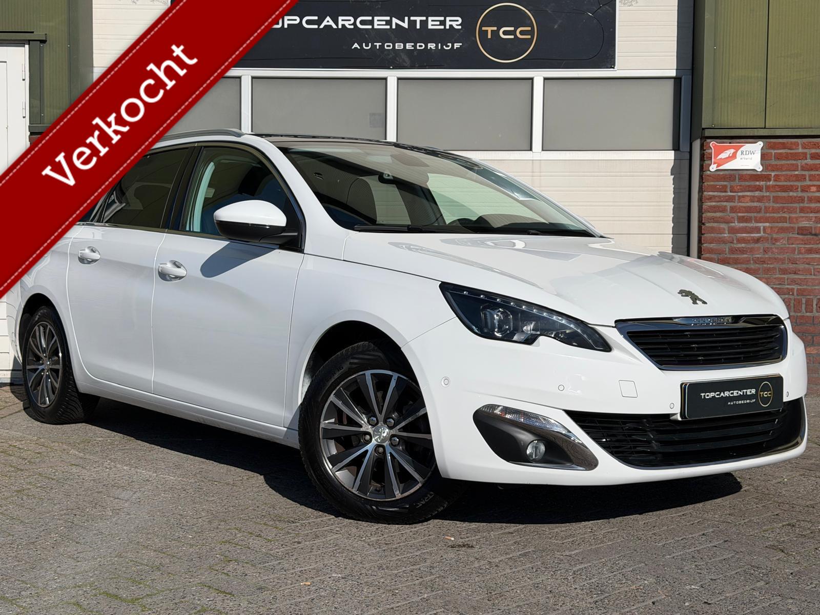 Peugeot 308 1.2 PureTech Allure/PANO/LEER/STOELV/APK/NAP 2016 - voorkant