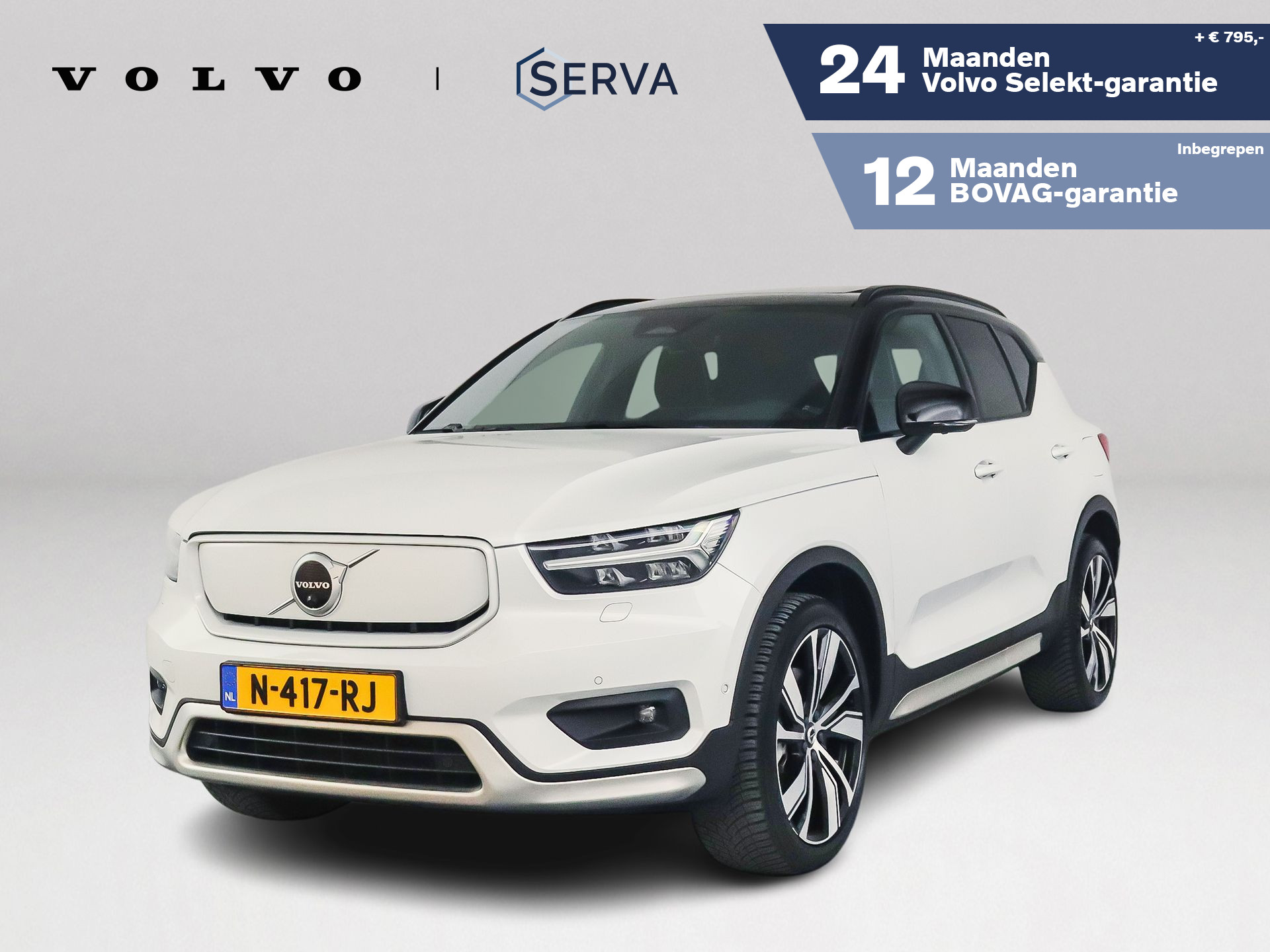 Volvo XC40 Recharge Twin Pro | Panoramadak | 360° camera | Harman Kardon | Stoel- en Stuurverwarming 2021 - voorkant