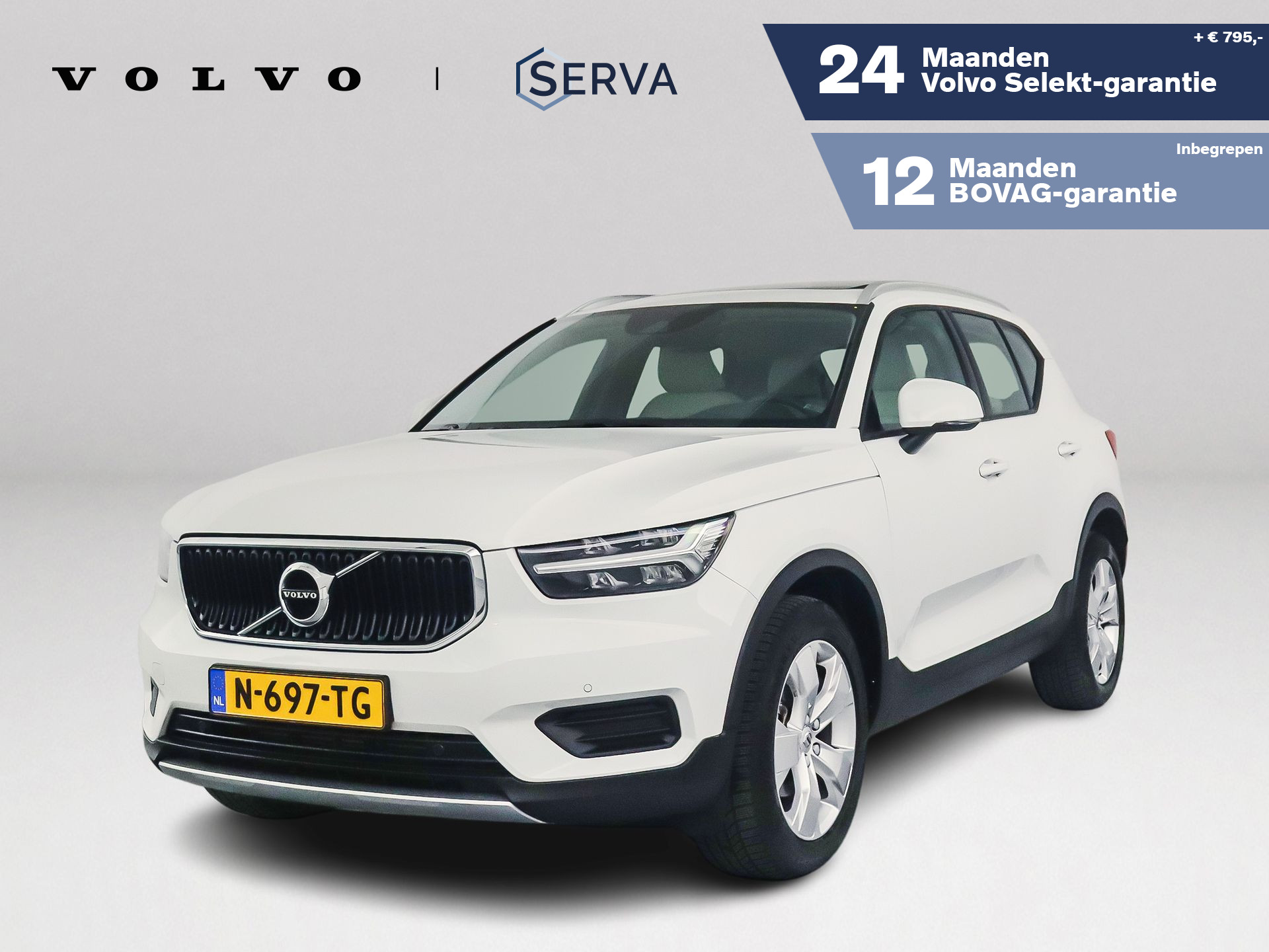 Volvo XC40 T2 Momentum Business | Panoramadak | Parkeercamera | Cruise control | Navigatie | Trekhaak 2022 - voorkant