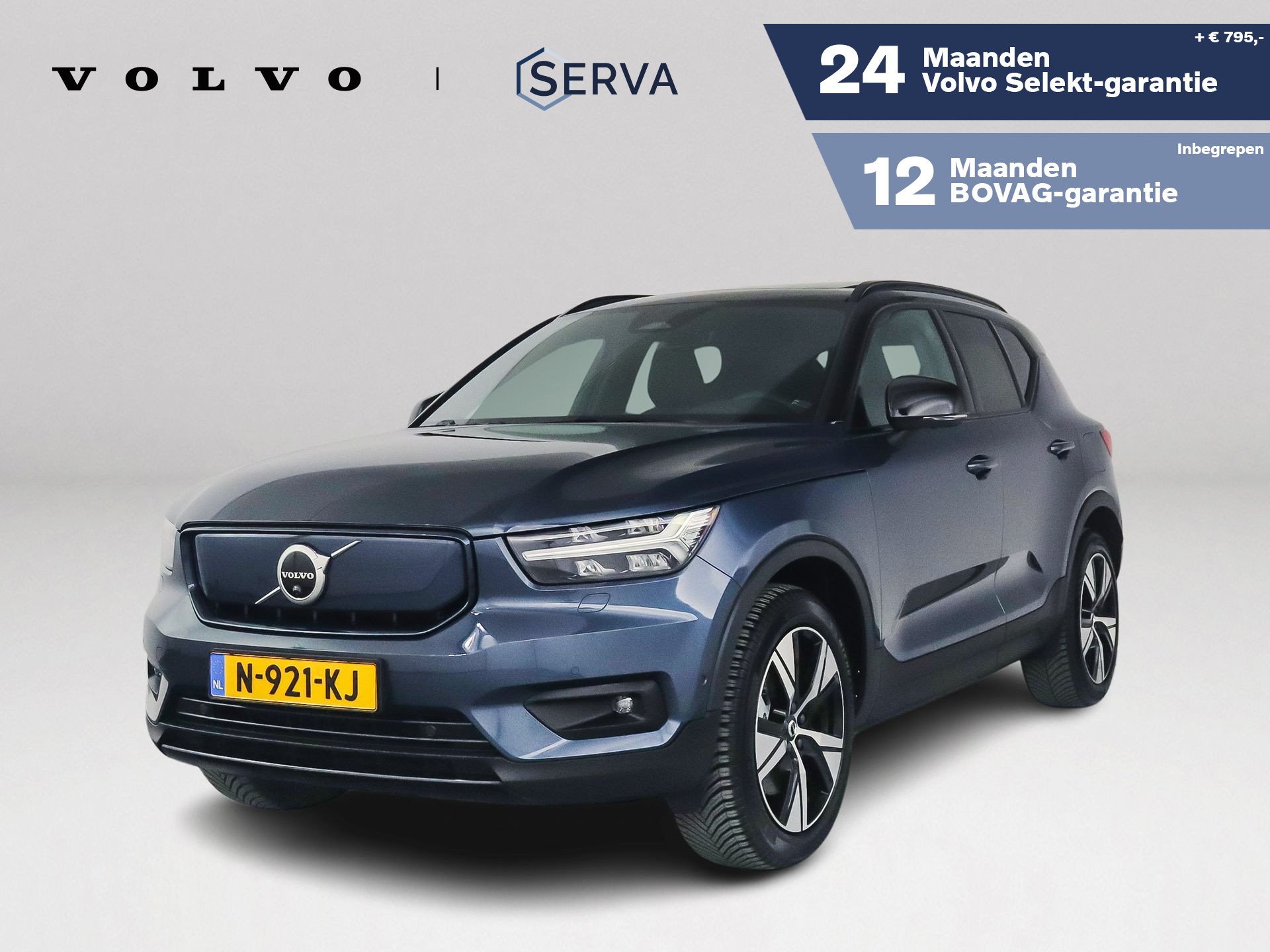 Volvo XC40 Recharge Twin Pro | Panoramadak | 360° camera | Harman Kardon | Stoel- en Stuurverwarming 2021 - voorkant