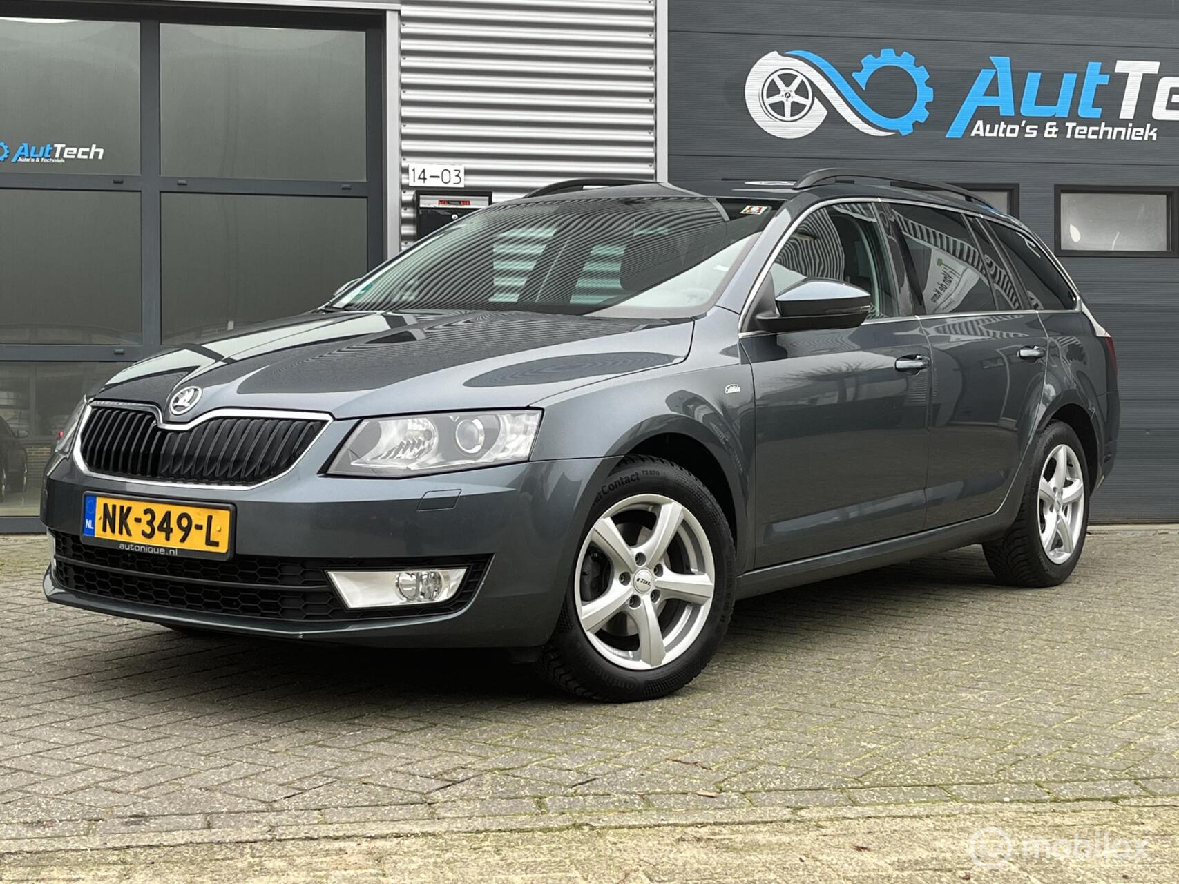 Skoda Octavia 2.0 TDI DSG Edition Stoel-Vw Navi Cruise 2015 - voorkant