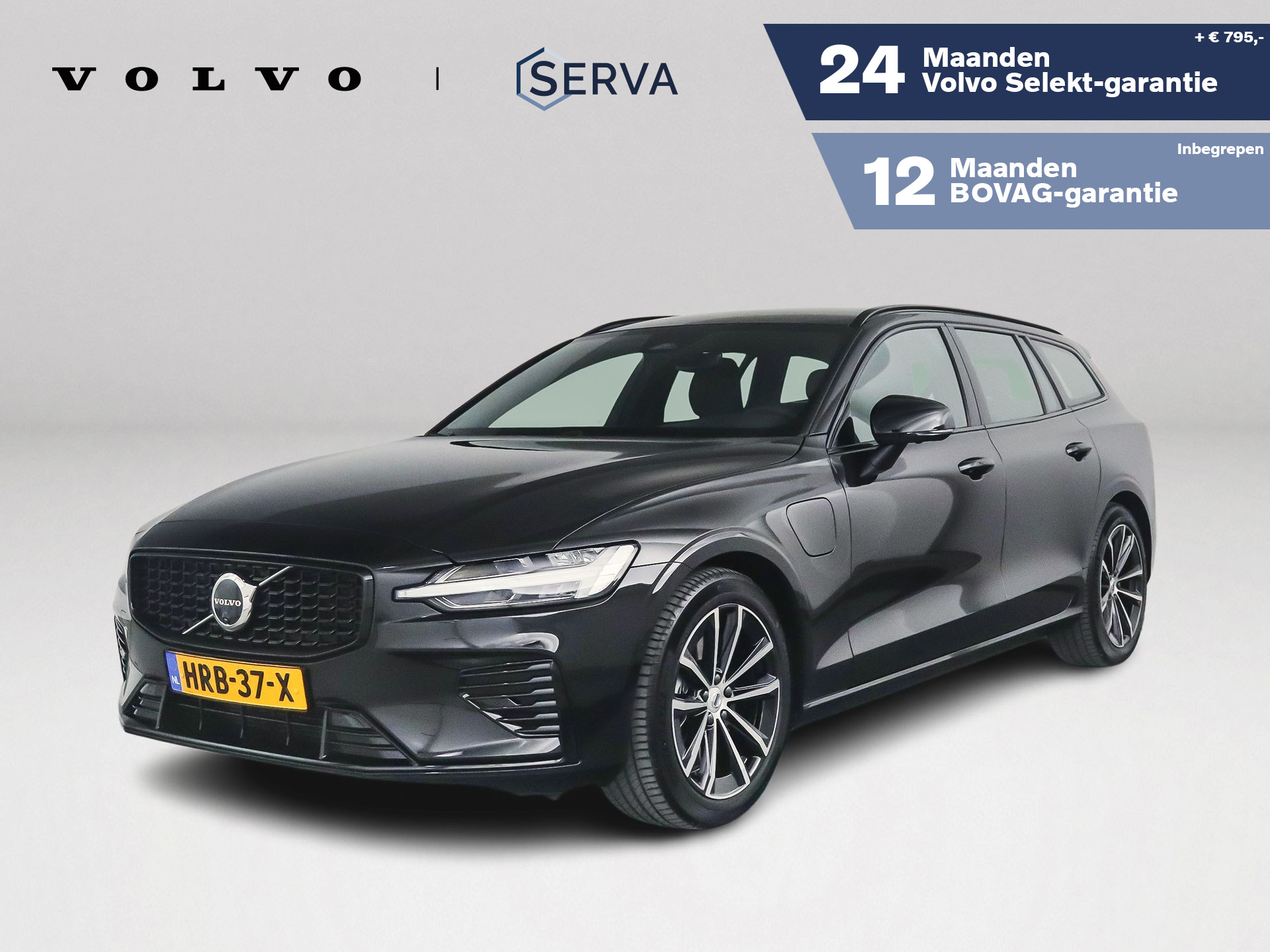 Volvo V60 T6 Plug-in hybrid AWD Plus Dark | 360° camera | Harman Kardon | Stoel- en Stuurverwarming | Trekhaak 2025 - voorkant