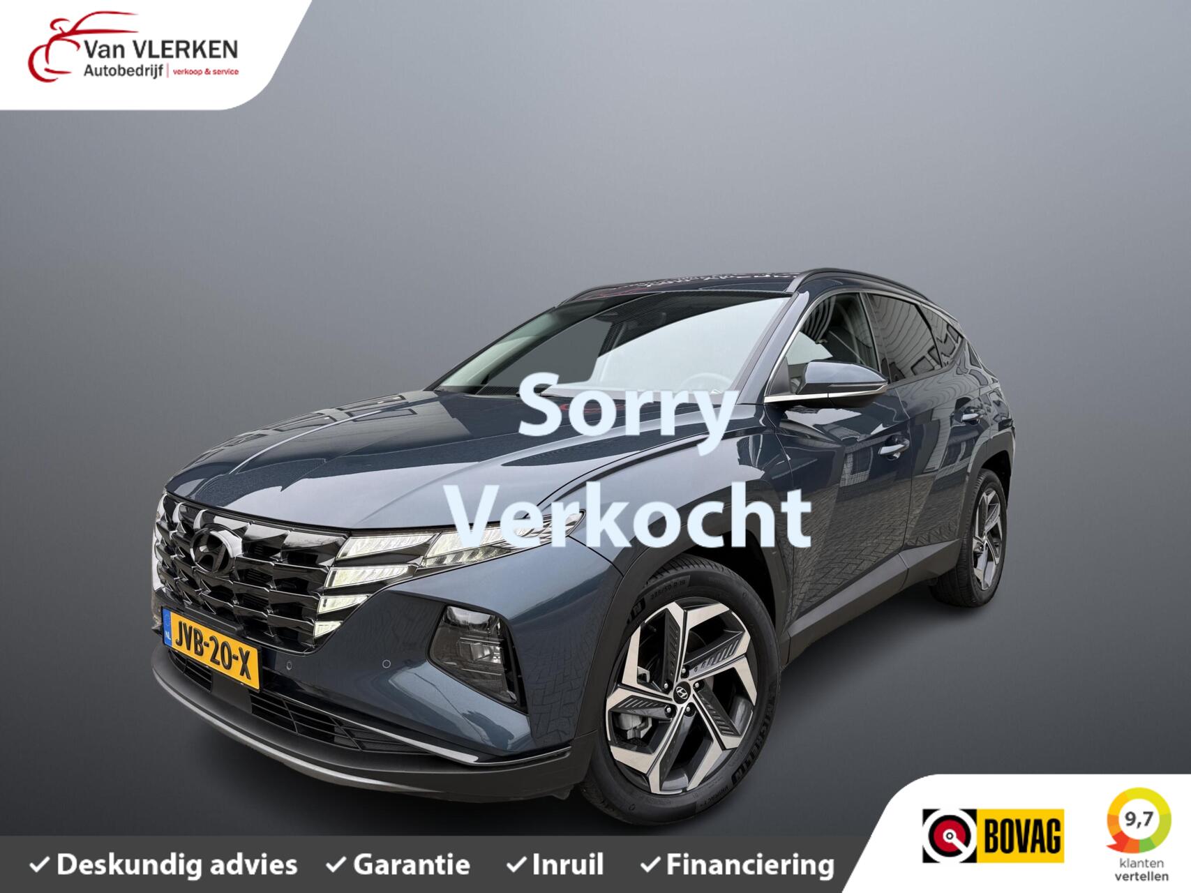 Hyundai Tucson 1.6 T-GDI HEV STOEL+STUURVERWARMING 1650kg trekgewicht 2022 - voorkant