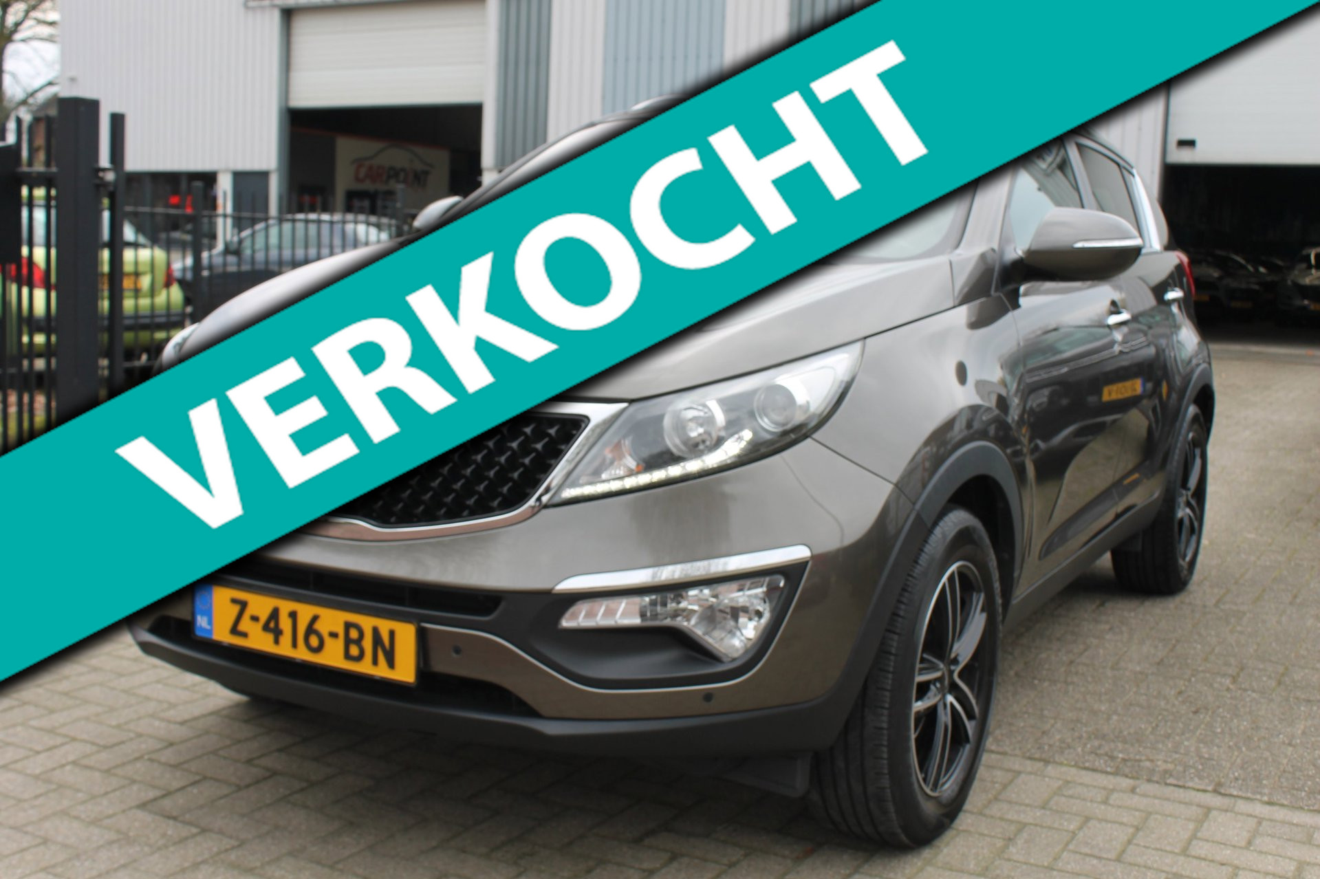 Kia Sportage 1.6 GDI DynamicLine Leer Led Navi Trekhaak! 2014 - voorkant