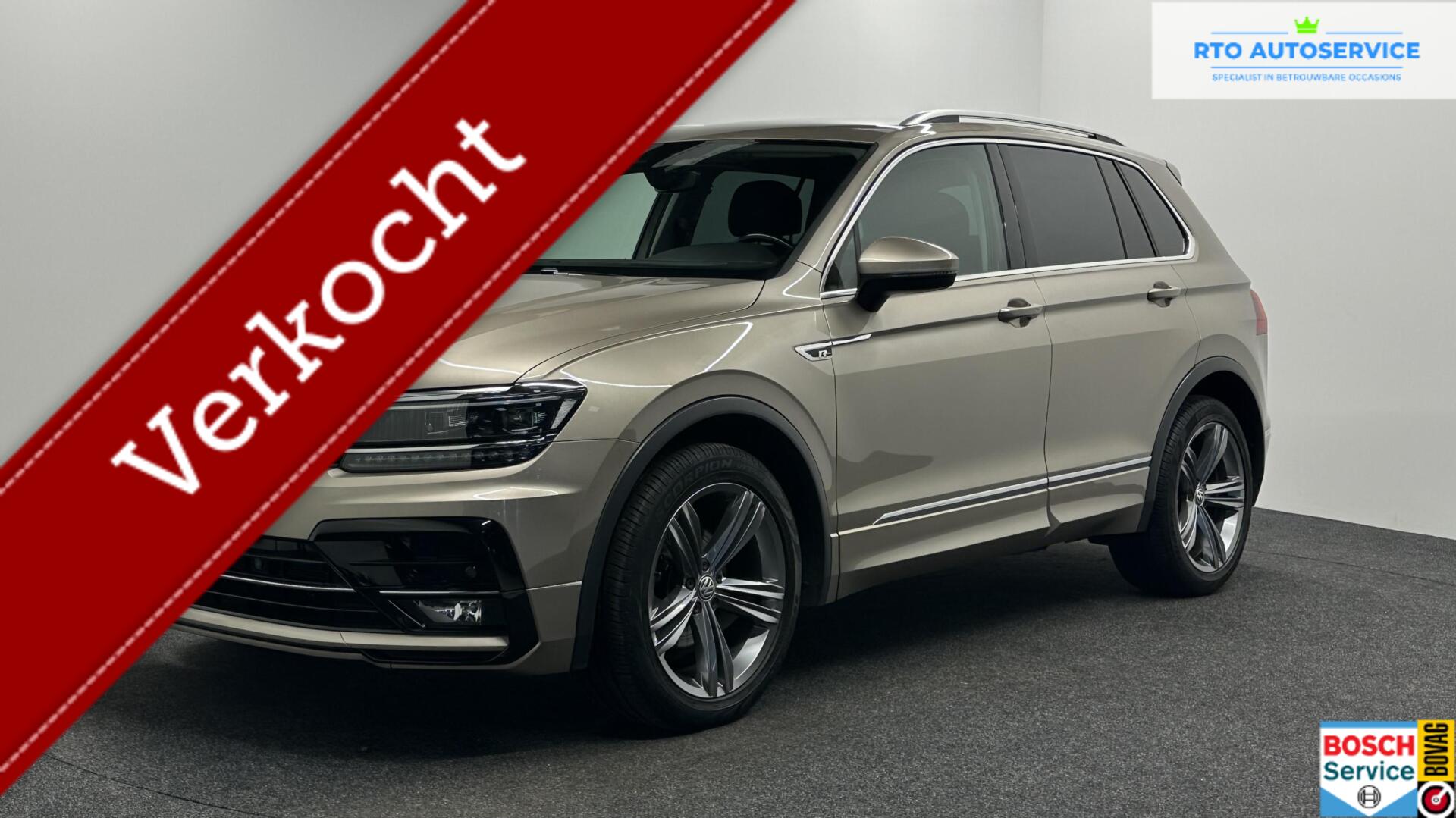 Volkswagen Tiguan 1.4 TSI ACT Highline Business R TREKHAAK NAVI ADAPTIEF CRUISE. 2018 - voorkant