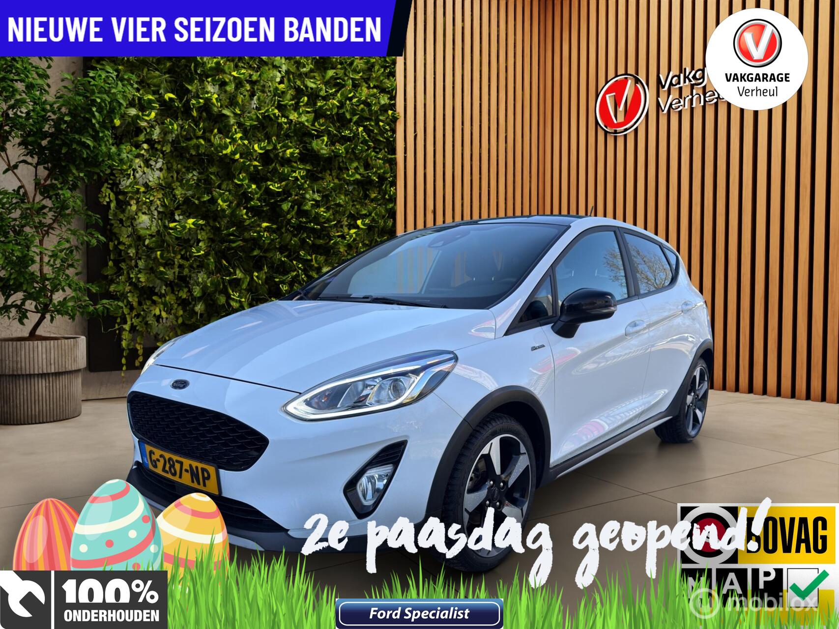 Ford Fiesta 1.0 EcoBoost|Active|101Pk|Boekjes|Nap 2019 - voorkant