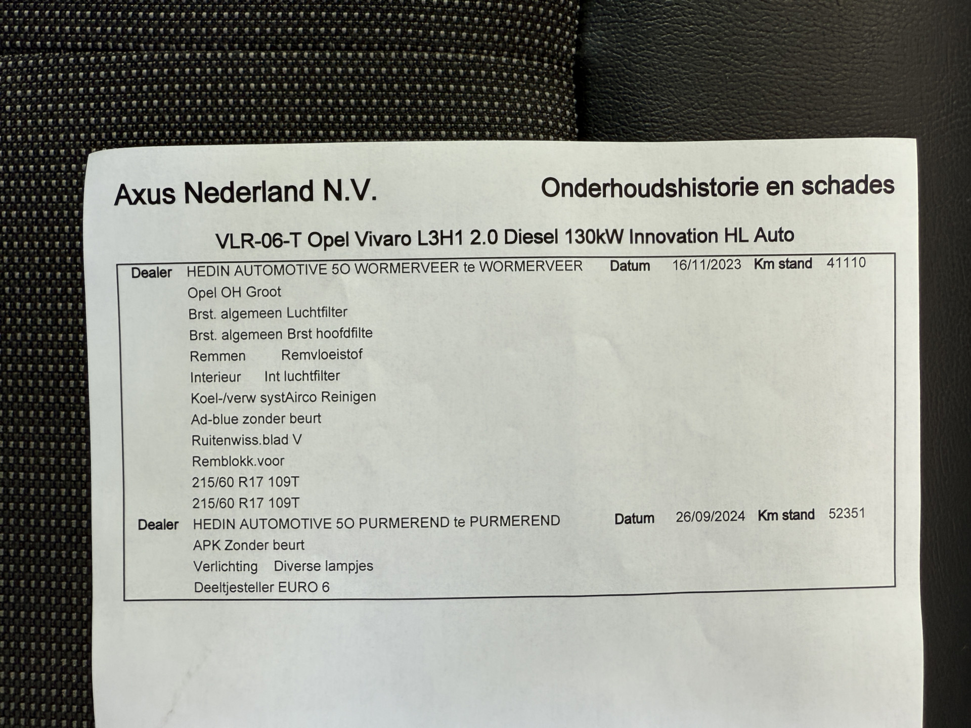 Foto van Opel Vivaro