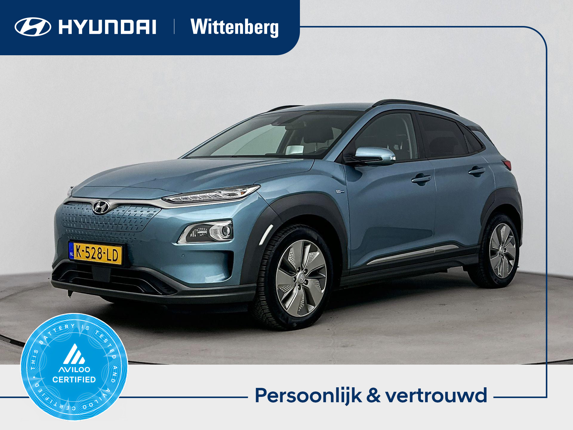 Hyundai Kona EV Limited 64 kWh 2020 - voorkant