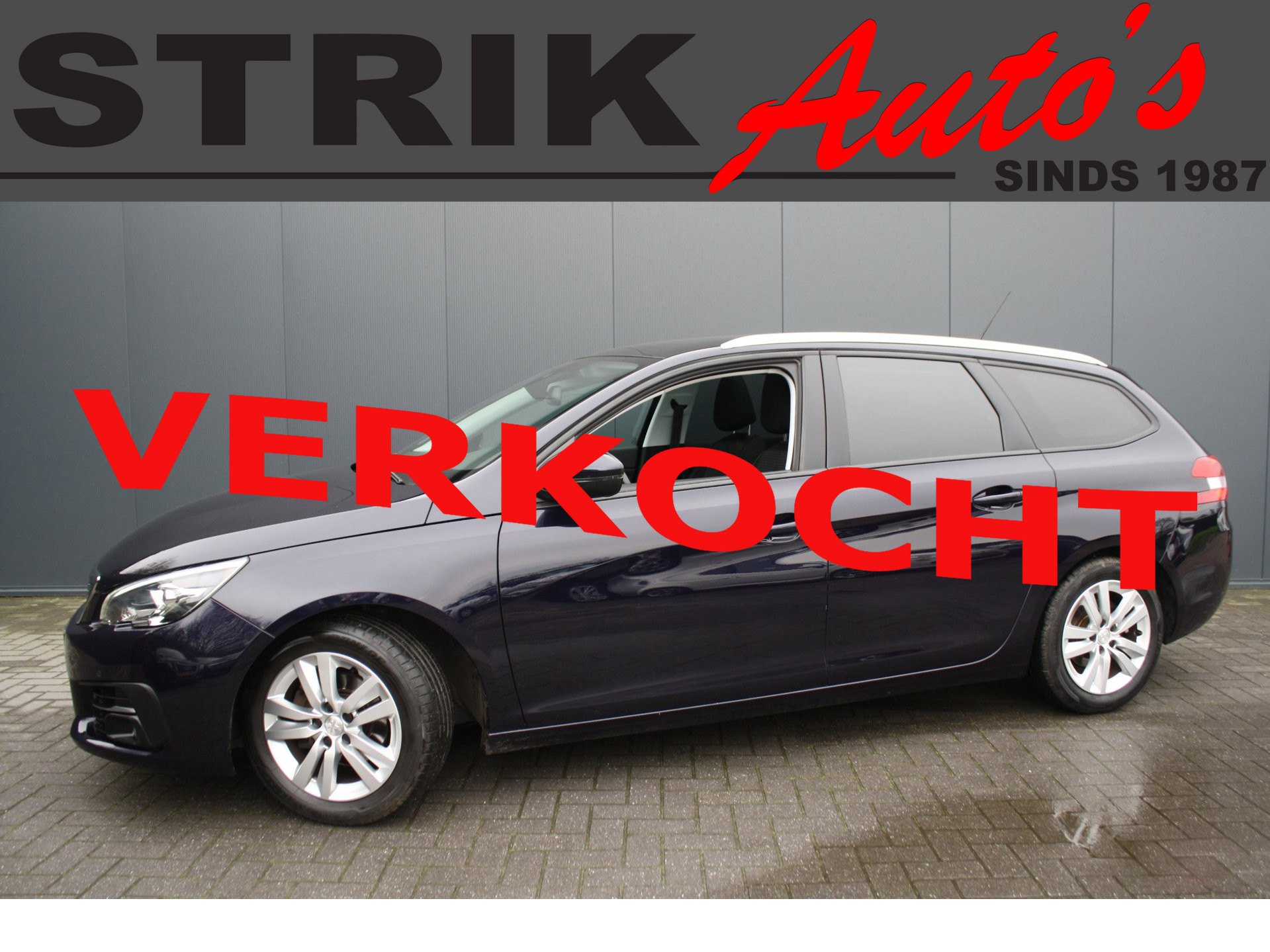 Peugeot 308 1.2 PureTech Blue Lease Executive - NAVIGATIE - TREKHAAK - PDC 2017 - voorkant