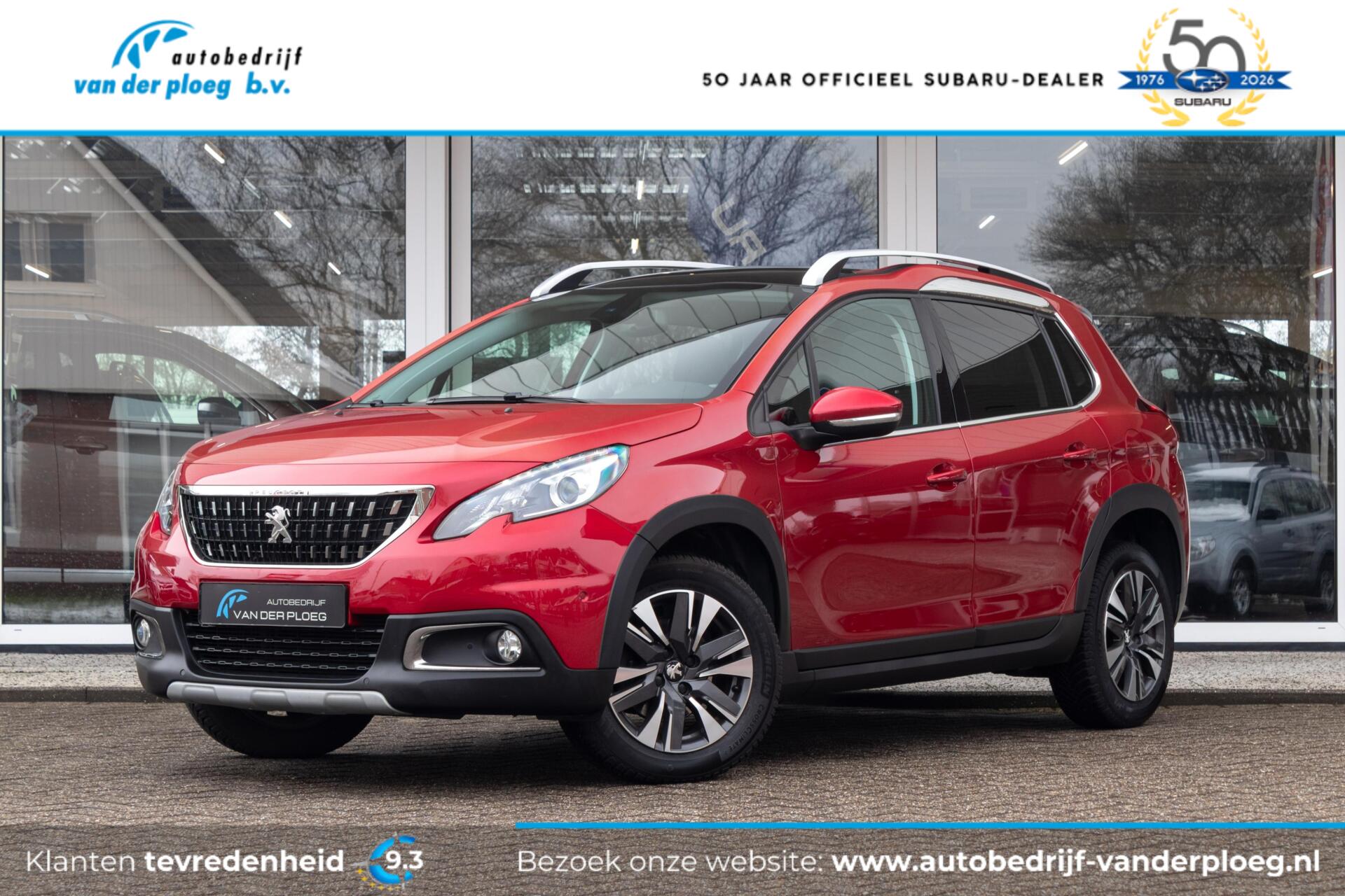 Peugeot 2008 1.2 PureTech 110PK Automaat Allure | Navigatie | Parkeersensoren | Panoramadak 2018 - voorkant
