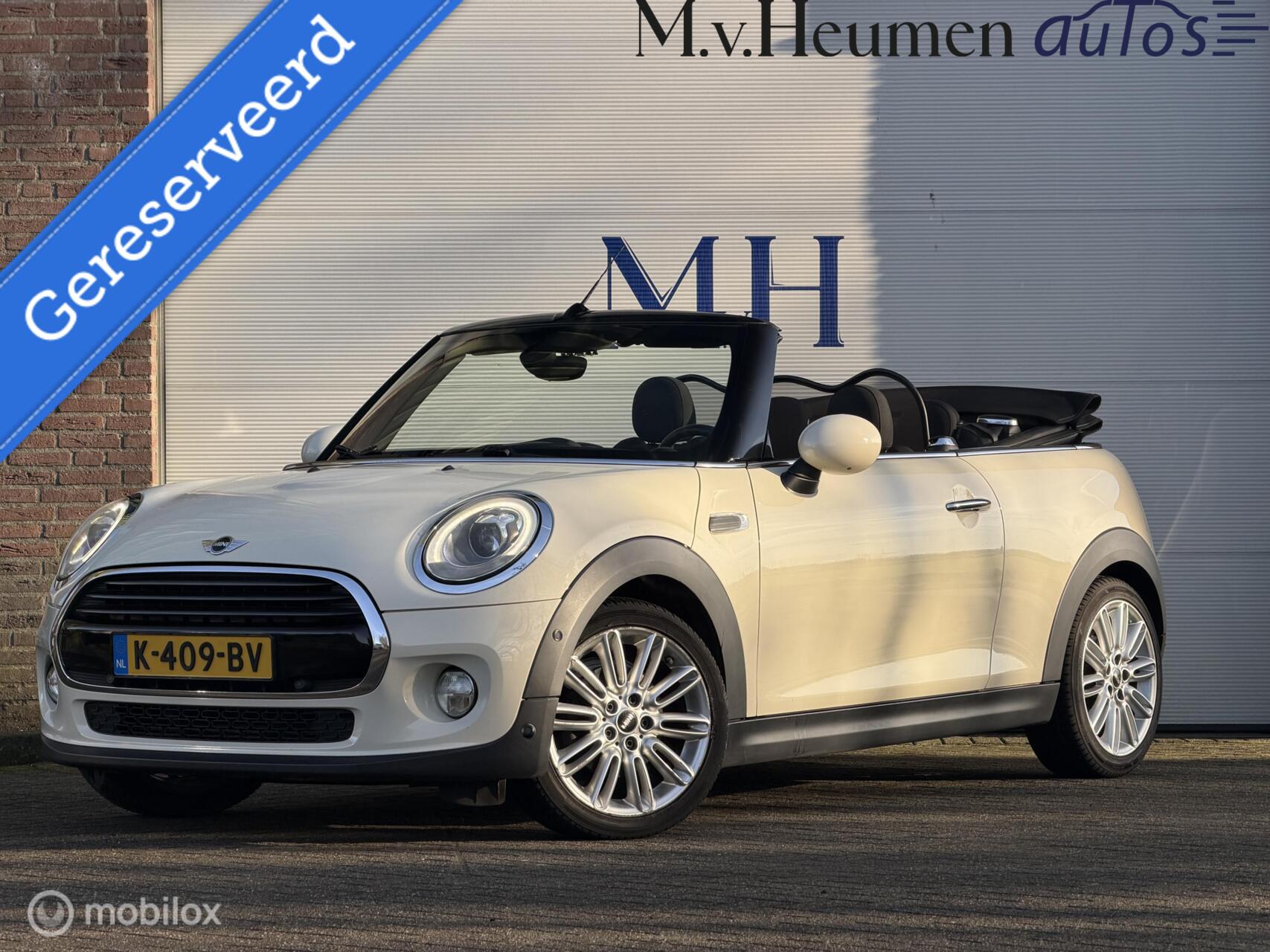 Mini Cooper 1.5 Cooper Chili Stoelverwarming Climate Cruise Sfeerverlichting 2017 - voorkant