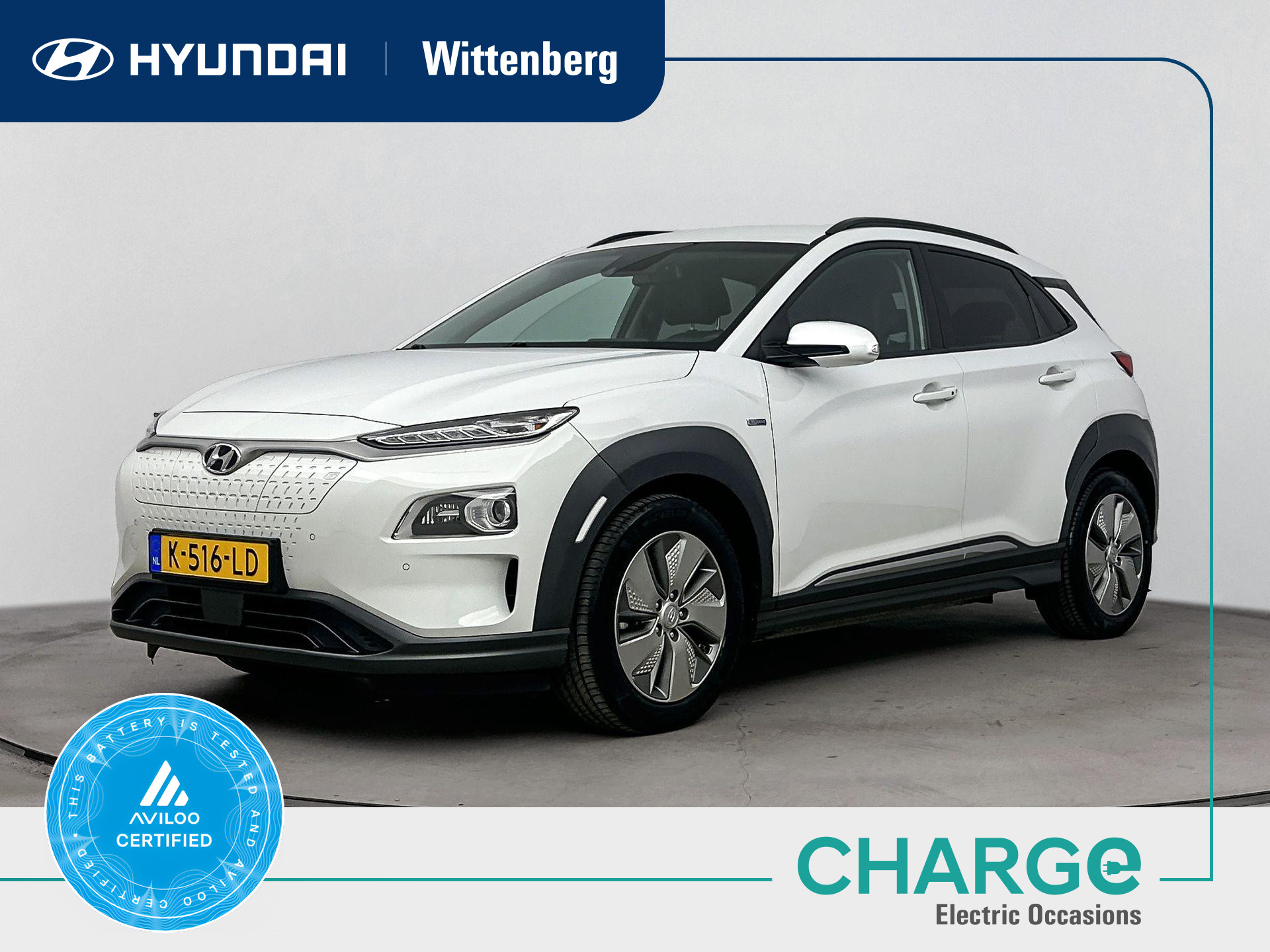 Hyundai Kona EV Limited 64 kWh 2020 - voorkant