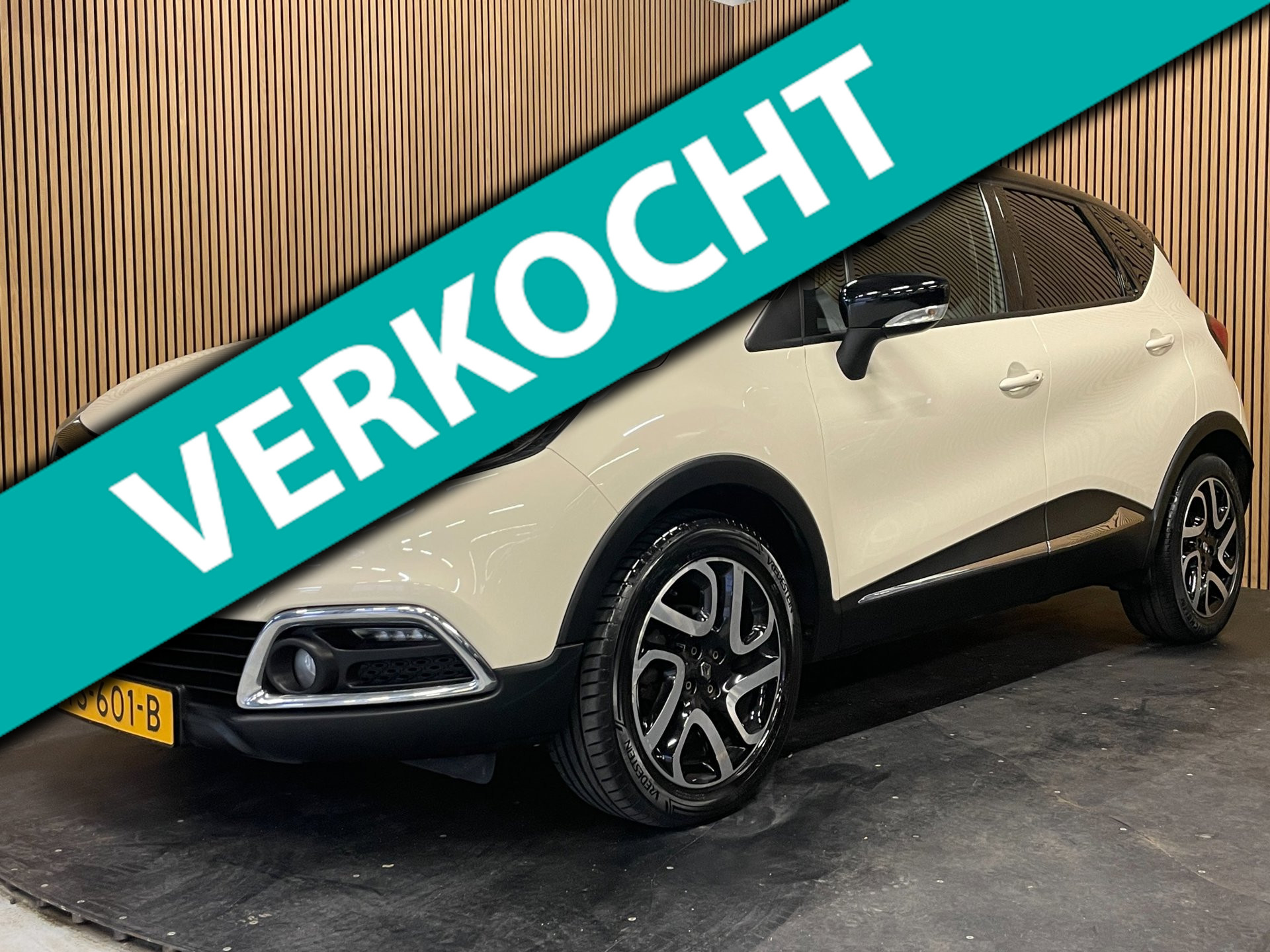 Renault Captur 0.9 TCe Dynamique|TREKHAAK|KEYLESS ENTRY/GO|NAVIGATIE|CRUISE CONTROL|BLUETOOTH|AIRCO|ELEK.PAKKET|PDC-A| 2014 - voorkant