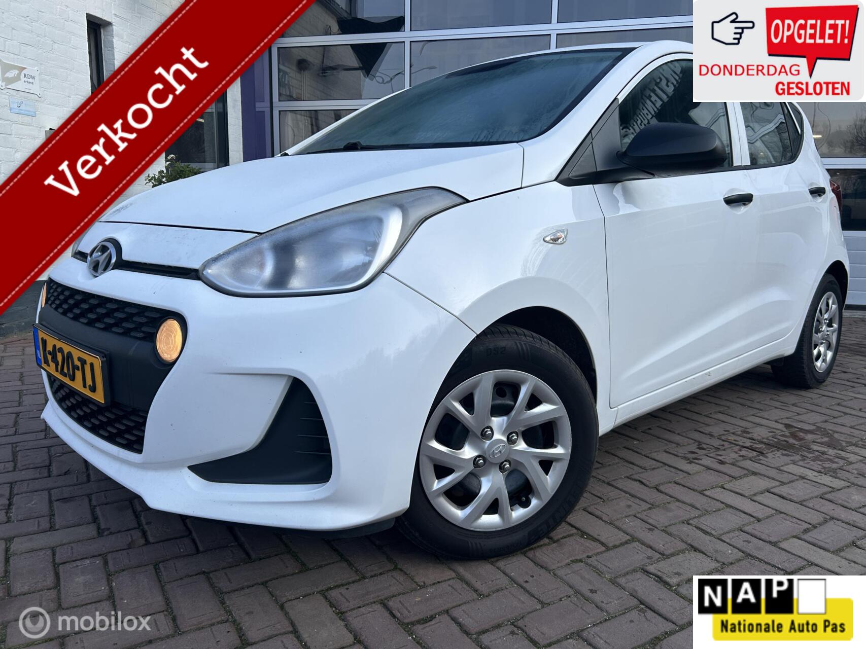 Hyundai I10 1.0i Comfort 5p. * AIRCO * LPG G3 * 2017 - voorkant