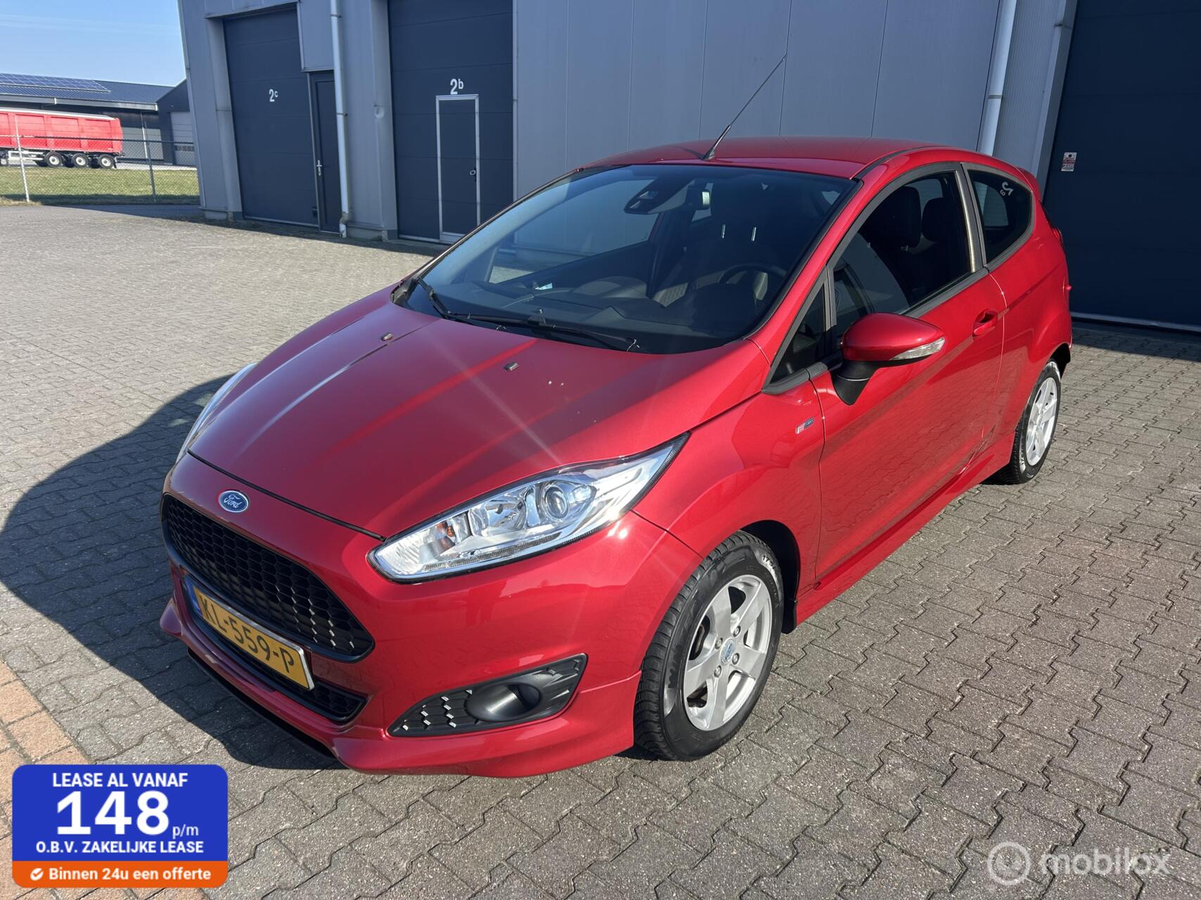 Ford Fiesta 1.0 EcoBoost ST Line uniek ST LINE 77121 km 2016 - voorkant