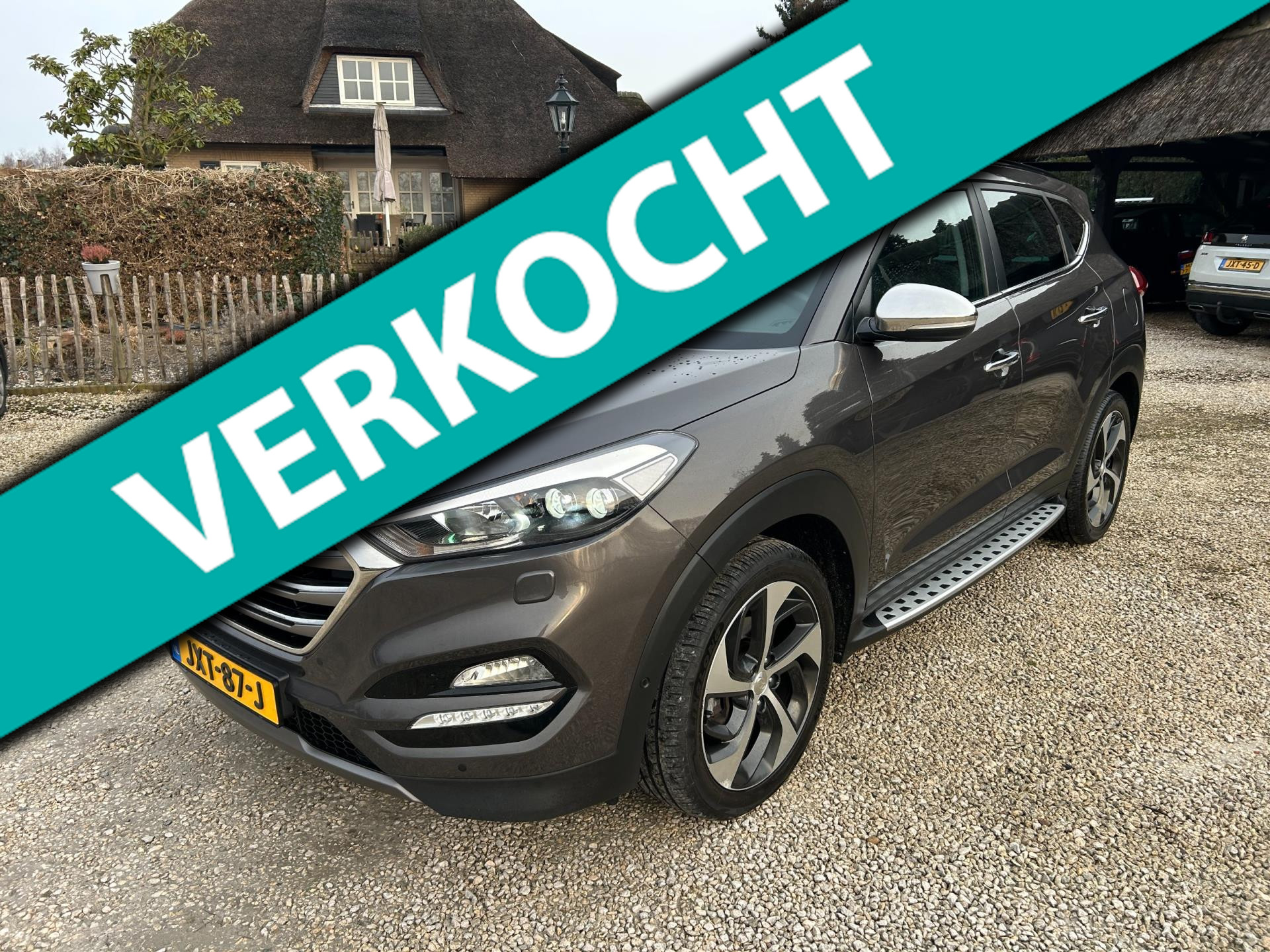 Hyundai Tucson 1.6 T-GDi Premium 4WD 177pk. Automaat. Leder Pano 2016 - voorkant