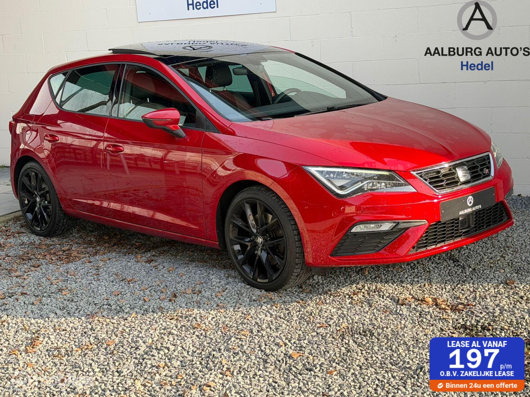 Seat Leon 1.8 TSI FR 180PK AppleCarplay Pano SeatSound FullLink 2017 - voorkant