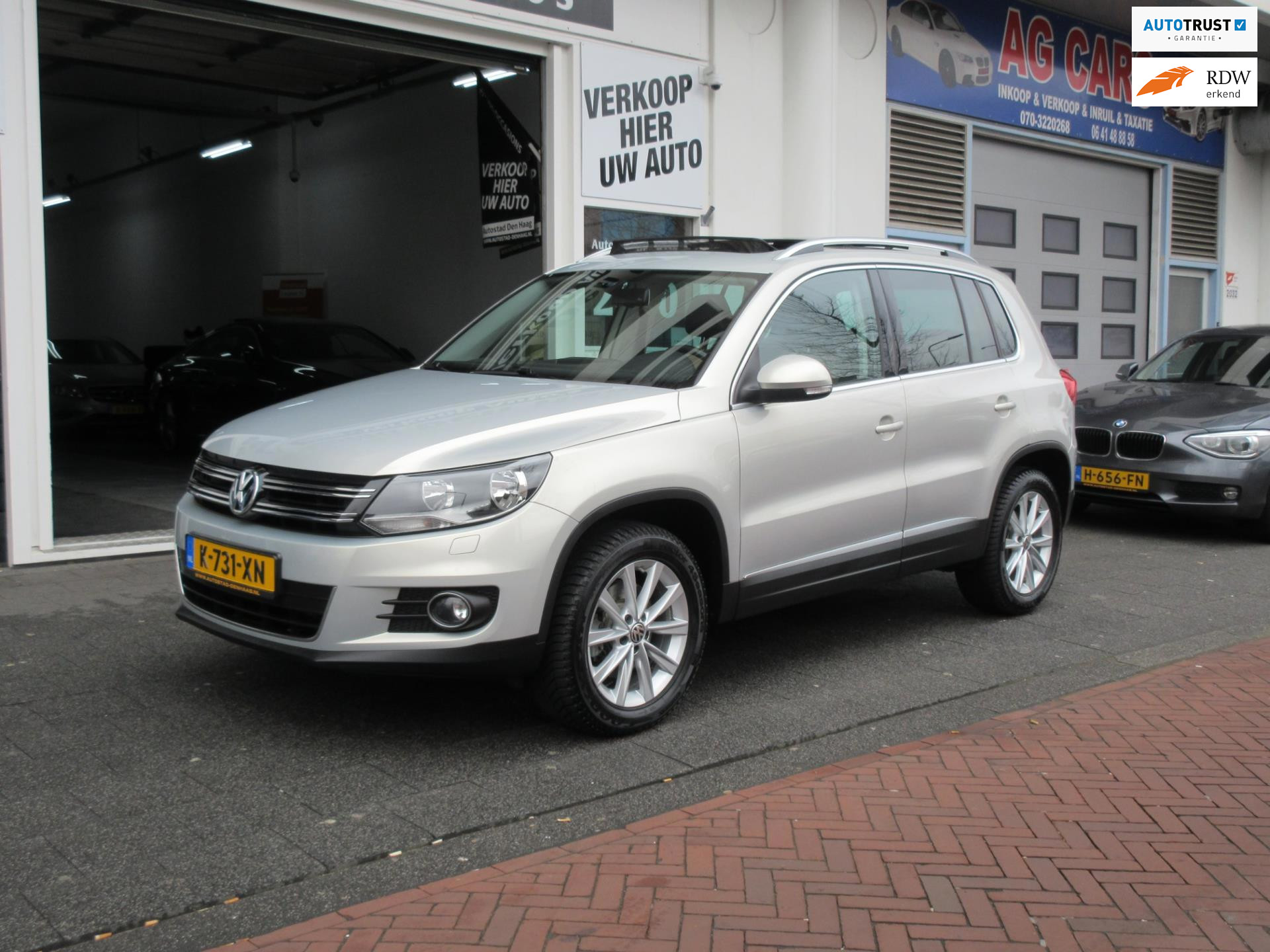 Volkswagen Tiguan 1.4 TSI Sport & Style 4Motion Navi Pano 2012 - voorkant