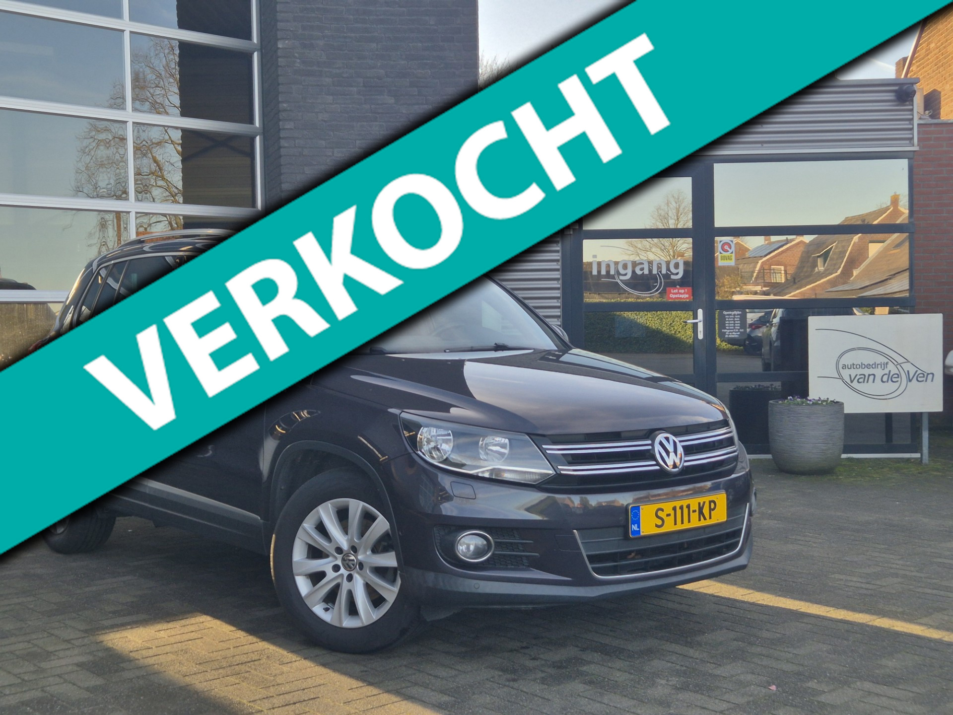 Volkswagen Tiguan 1.4 TSI Sport&Style | Trekhaak | Camera | Stoelverwarming | App-connect 2016 - voorkant
