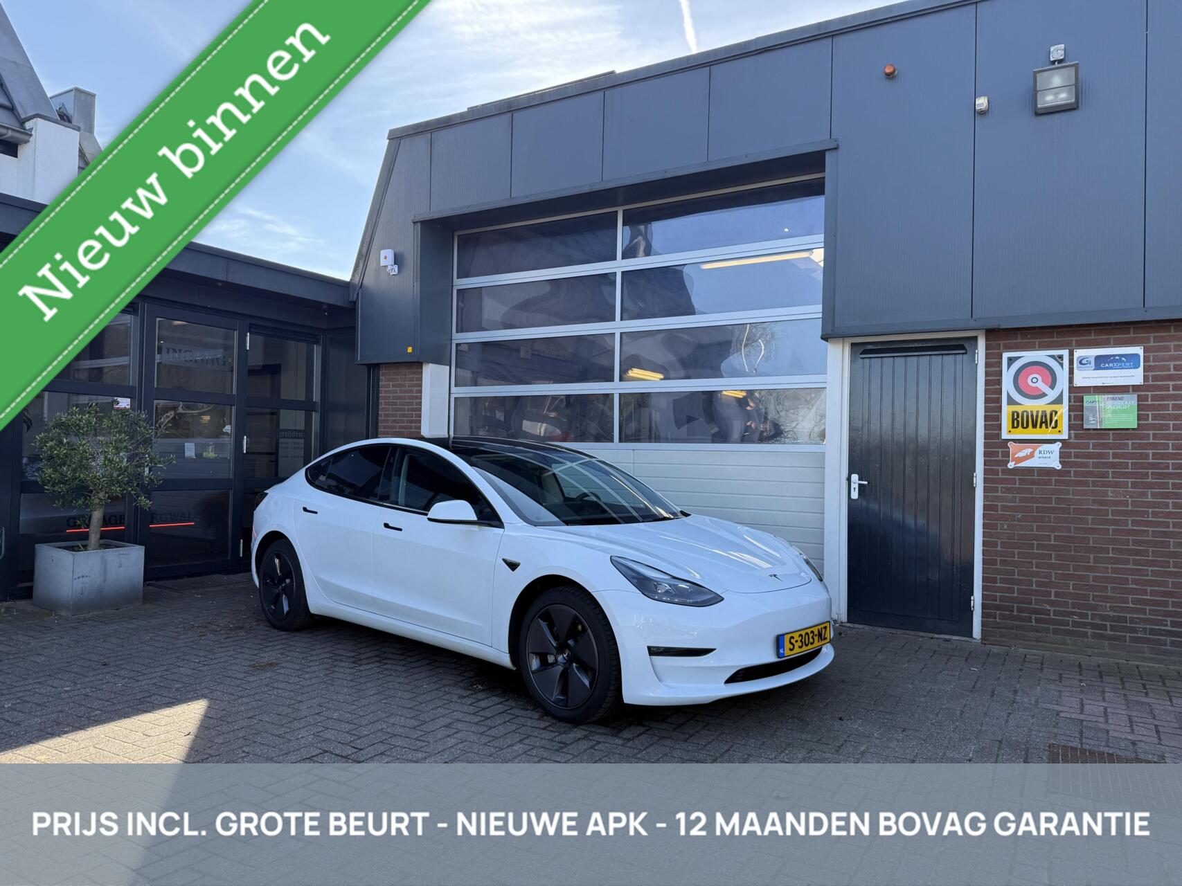 Tesla Model 3 Long Range AWD 75 kWh SOH 91%  *ALL-IN PRIJS* 2023 - voorkant