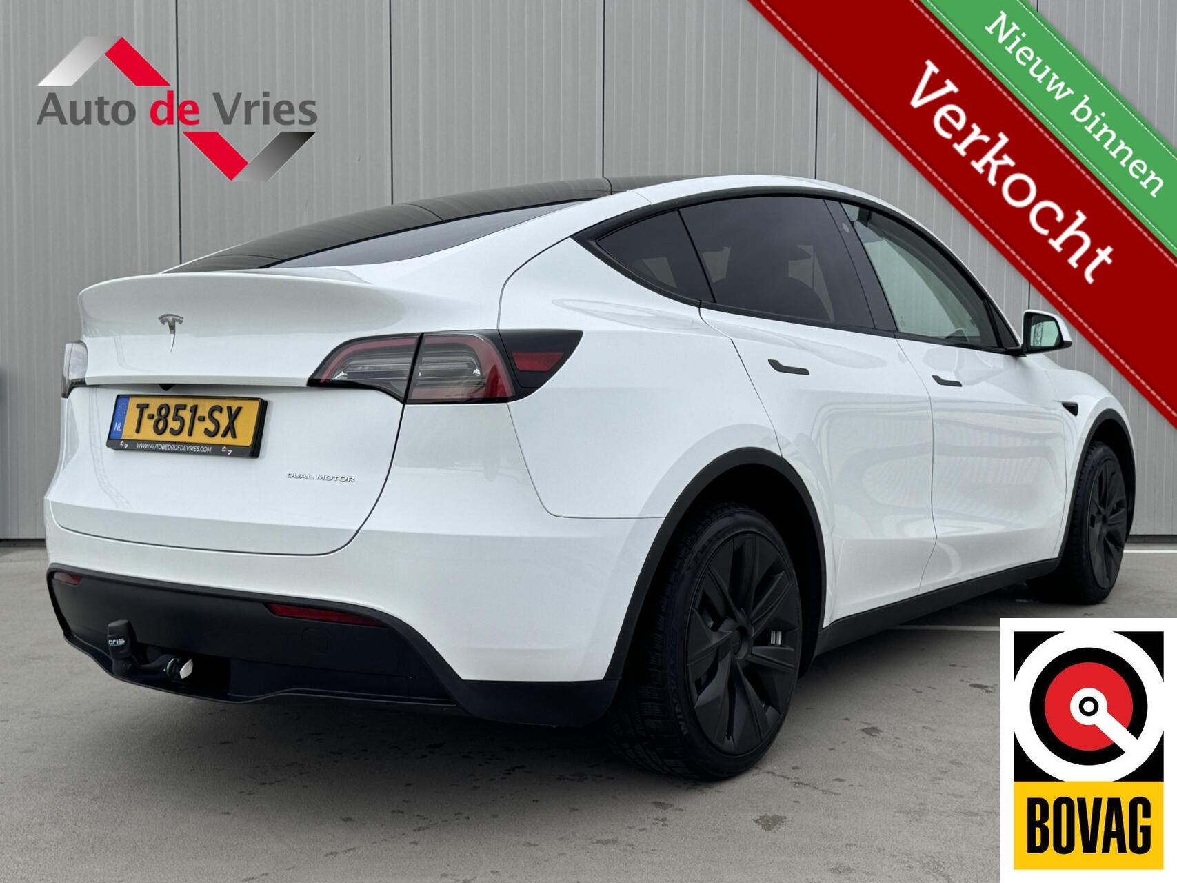 Tesla Model Y Long Range AWD 75 kWh|NL-Auto|Trekhaak 2023 - voorkant