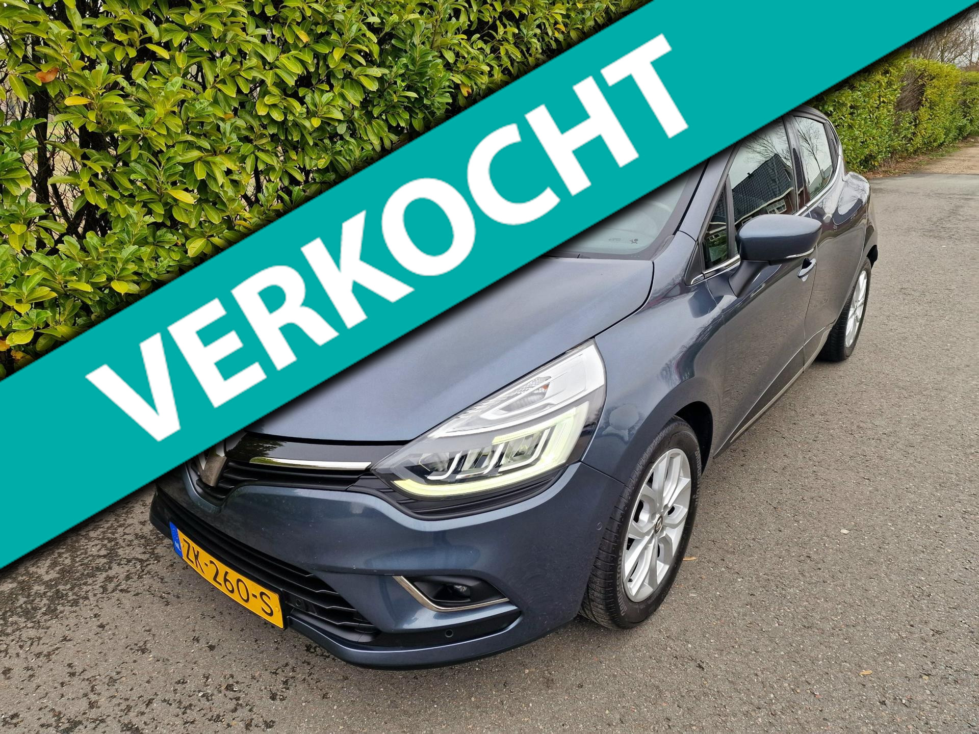 Renault Clio NW Model Leer Gr beurt clima cruise control Navi NAP 2019 - voorkant