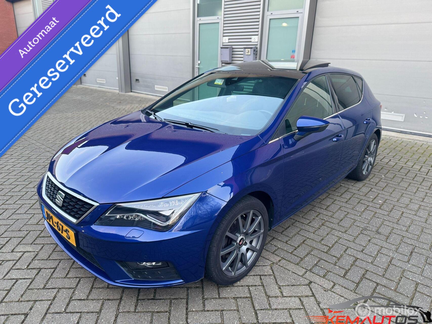 Seat Leon 1.5 TGI FR✅Business✅Intense✅VOLL-OPTIES✅ 2019 - voorkant