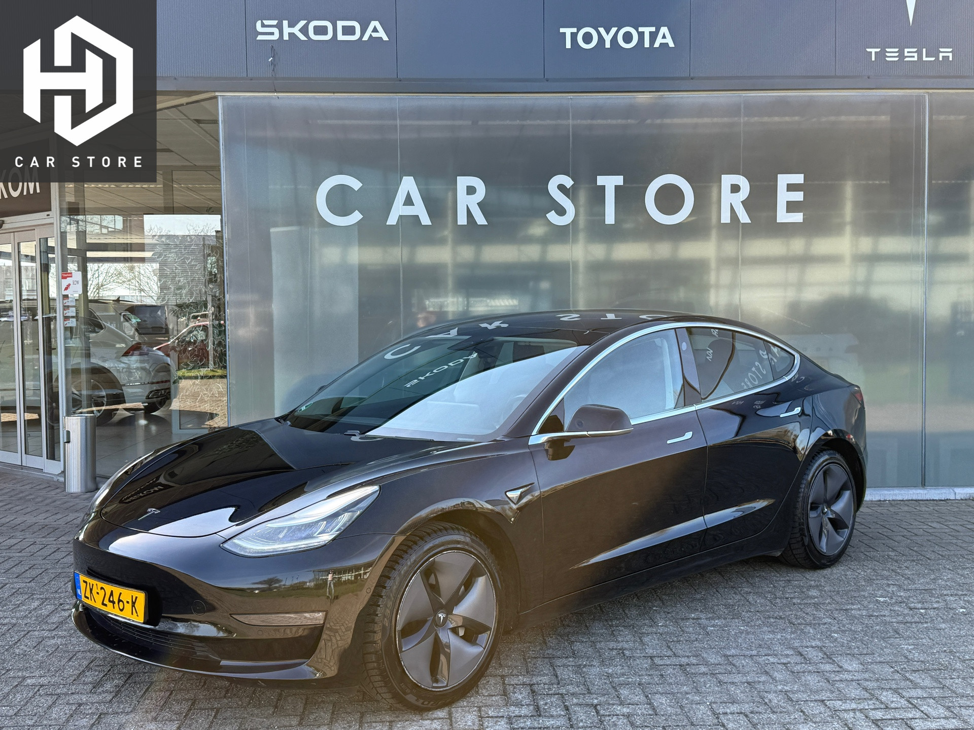 Tesla Model 3 Long Range AWD 75 kWh 91% SOH Dual Motor Autopilot 2019 - voorkant