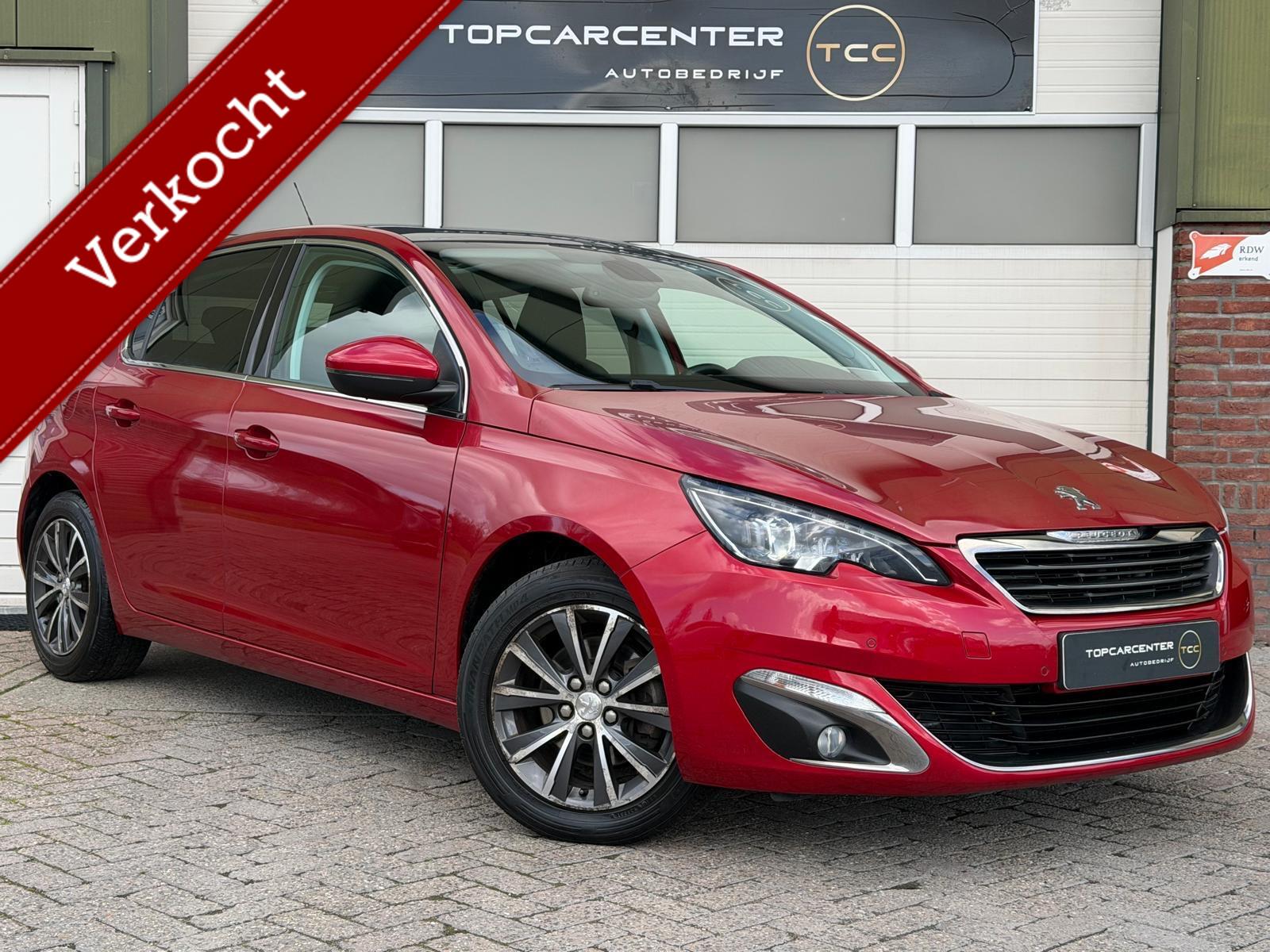 Peugeot 308 1.2 PureTech Allure/NAVI/CAMERA/PARKS/APK/NAP 2017 - voorkant